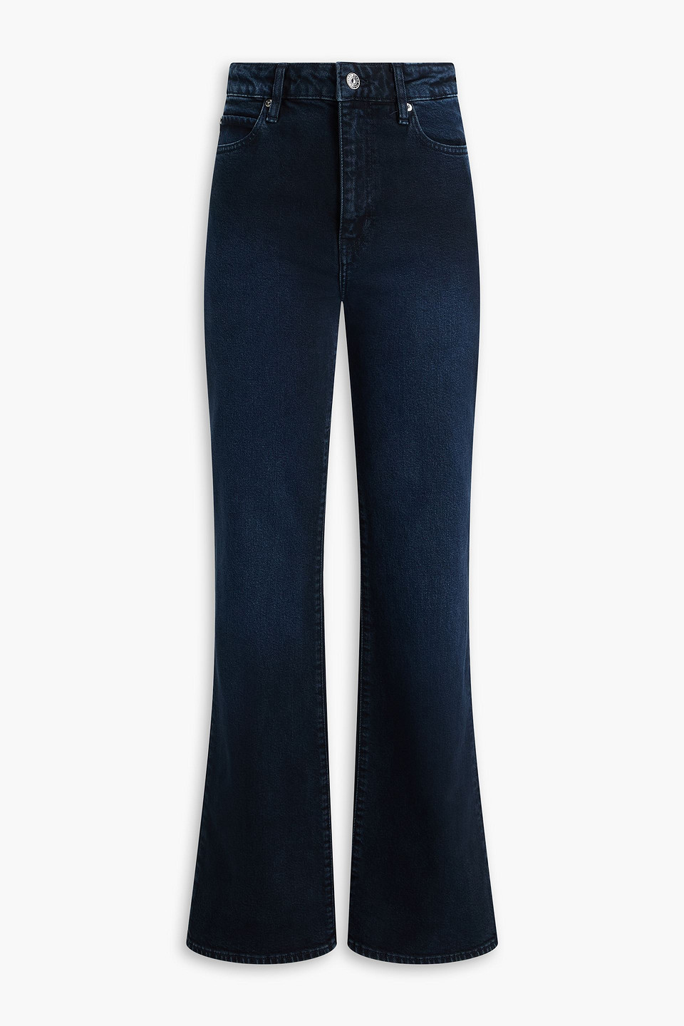 Frame The Arrow High-rise Bootcut Jeans In Blue