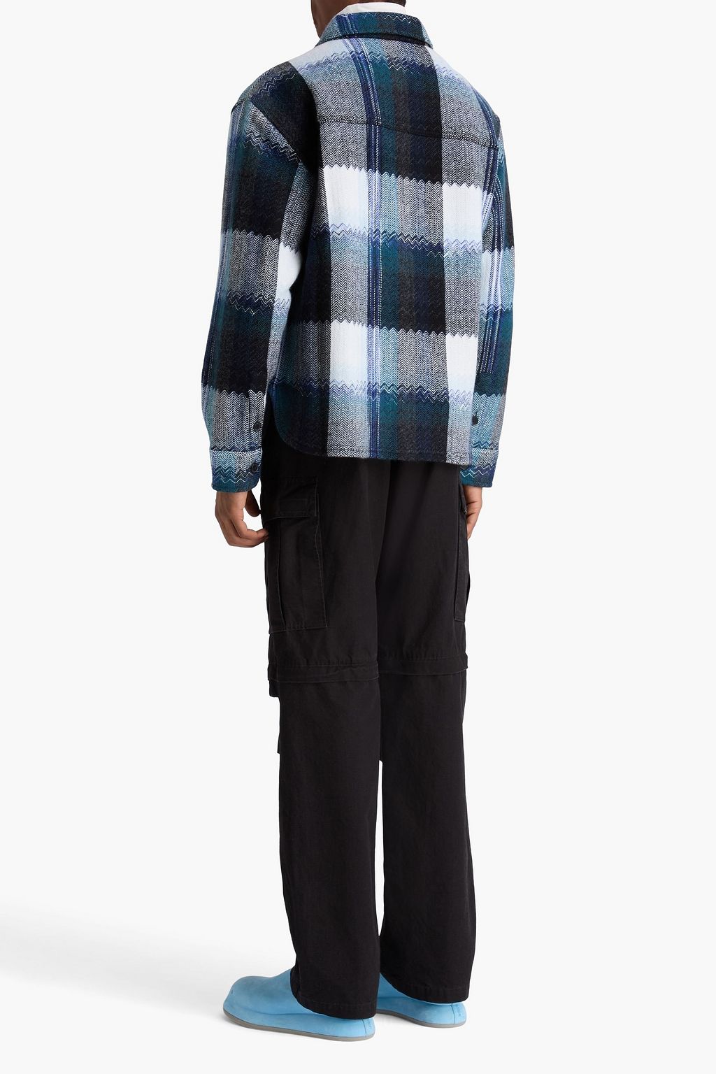 MISSONI Checked wool overshirt