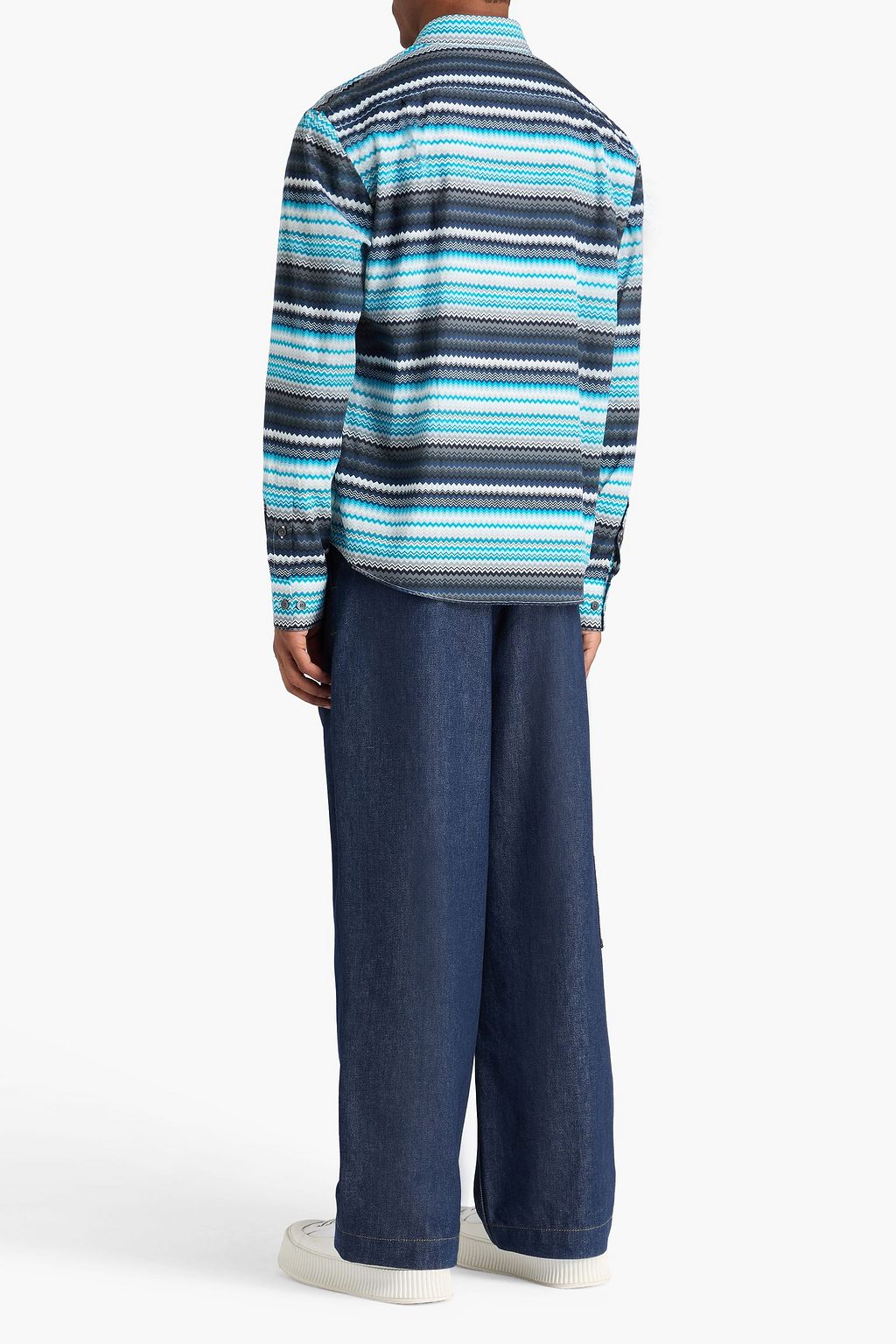 MISSONI Printed cotton-poplin shirt