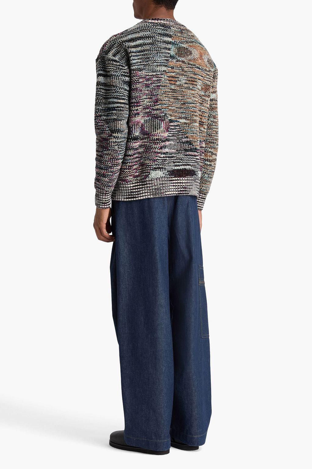 MISSONI Bouclé-knit wool cardigan