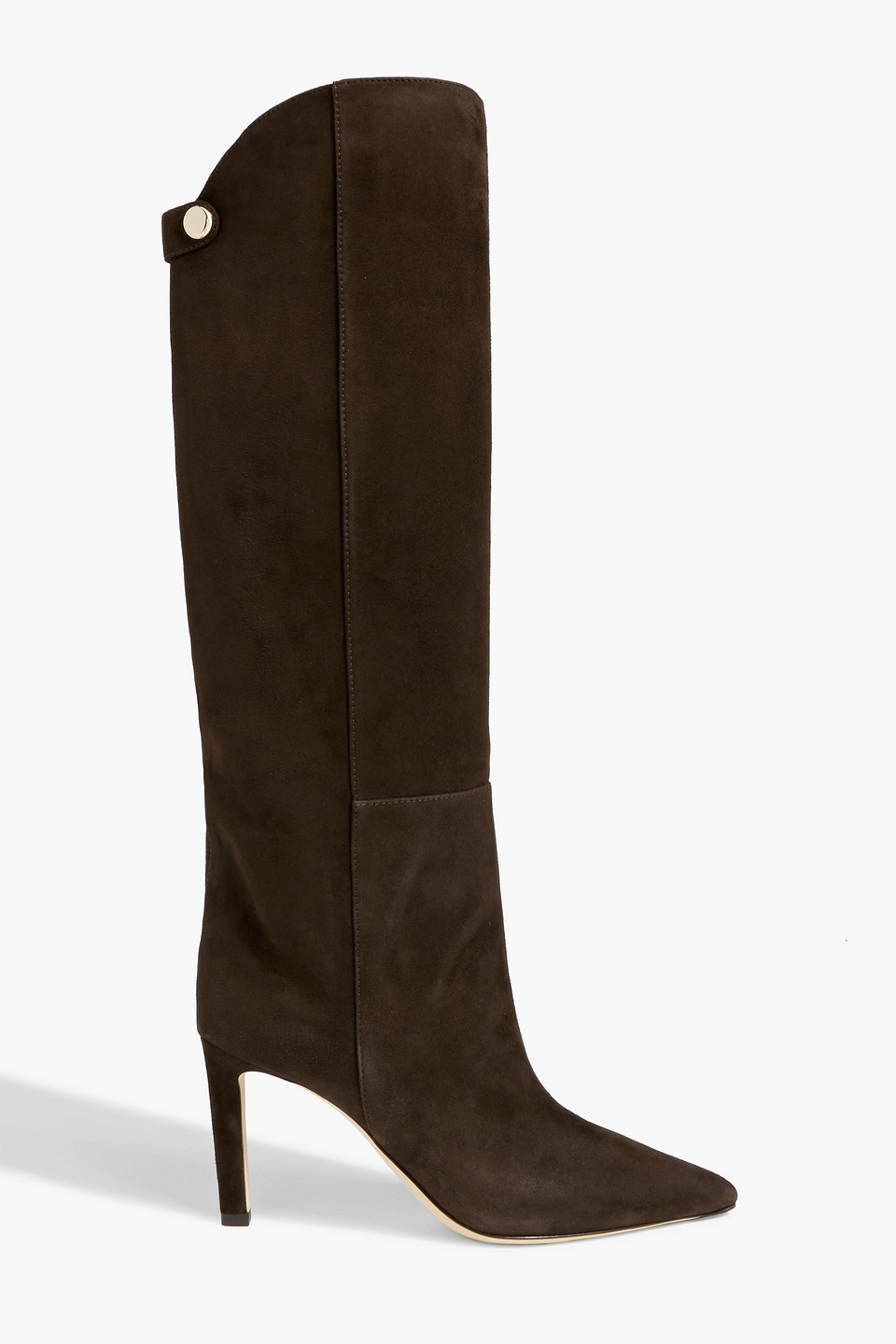 Jimmy Choo Alizze 85 Suede Knee Boots In Animal Print