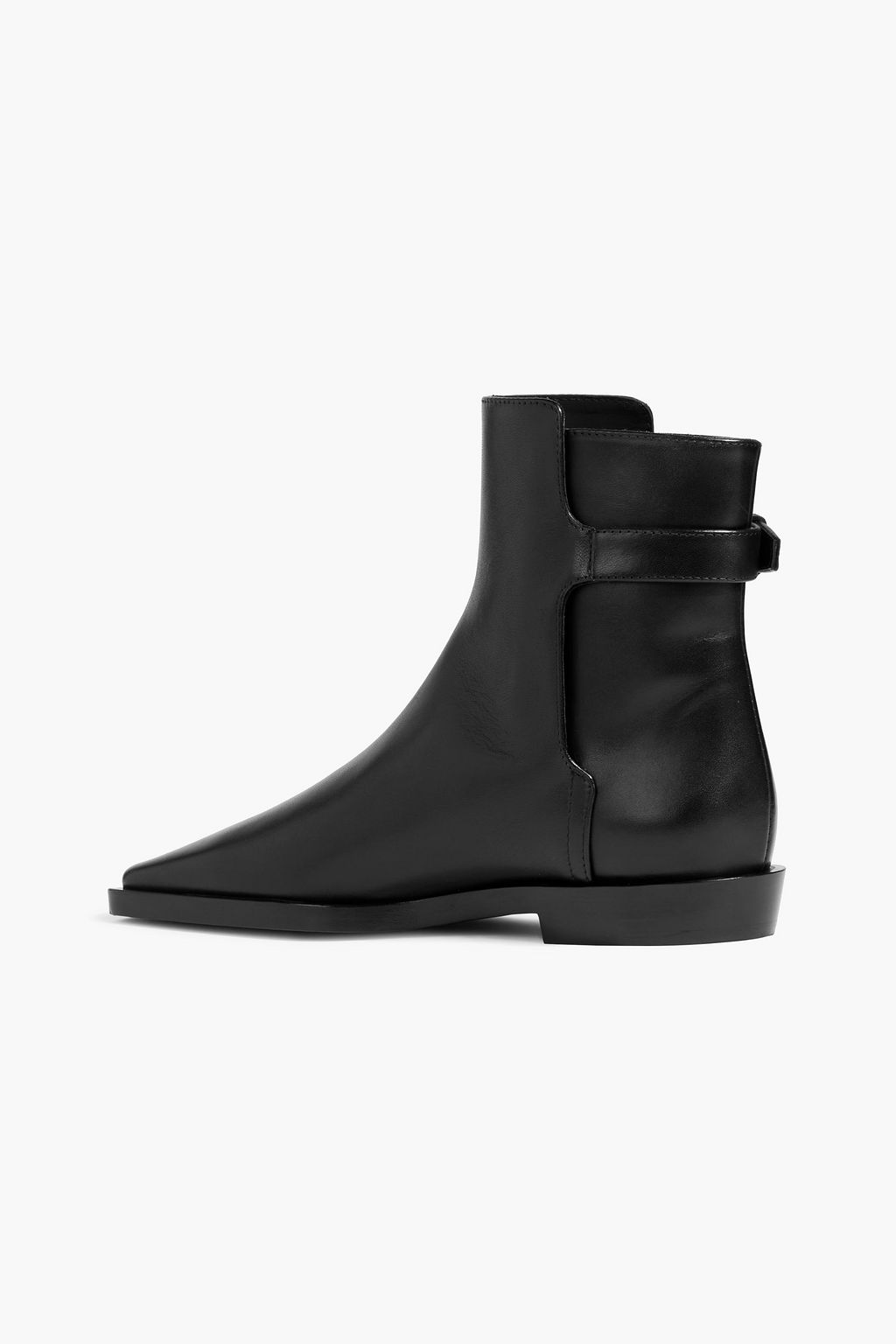 TOTEME The Belted leather ankle boots
