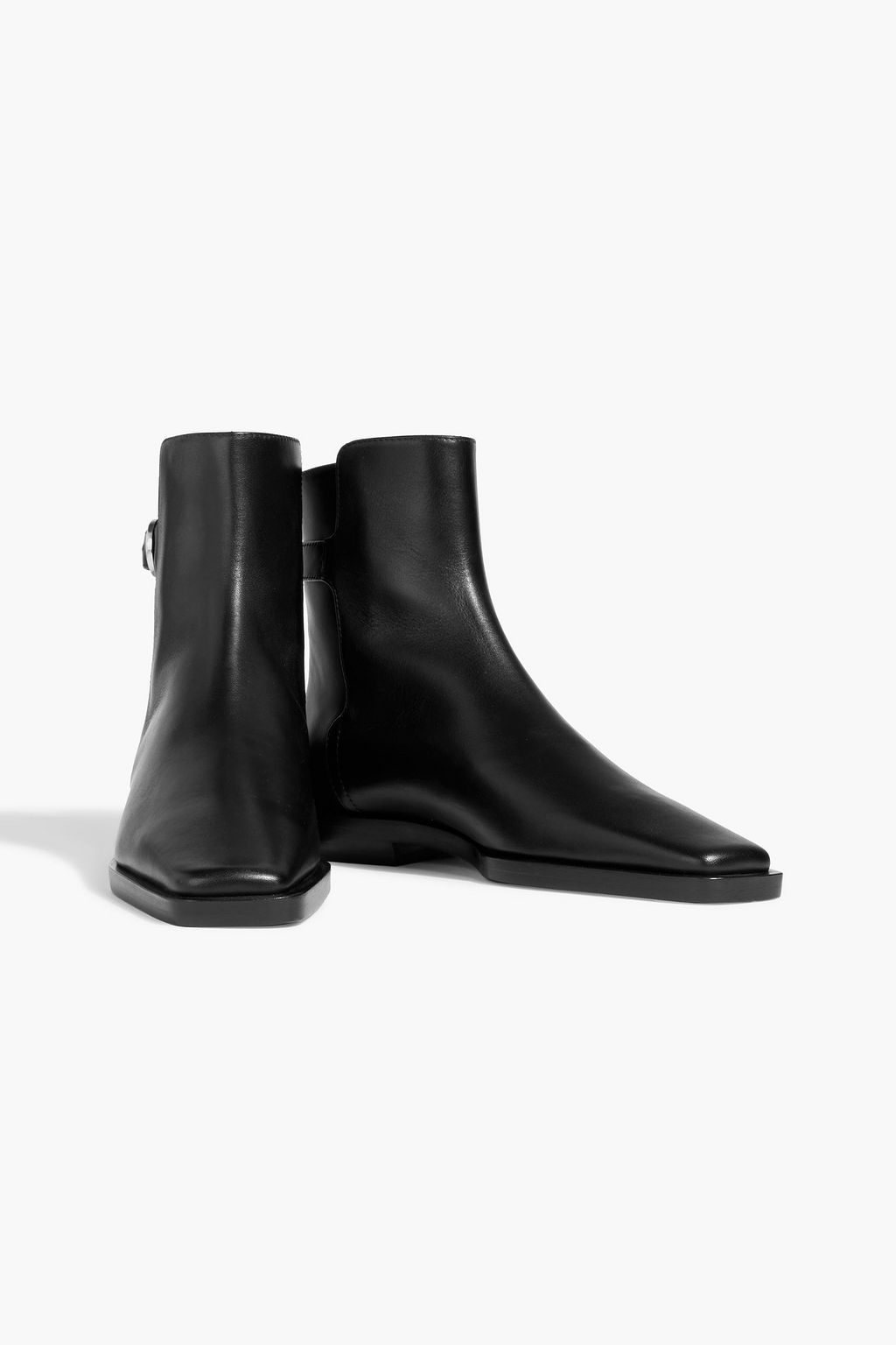 TOTEME The Belted leather ankle boots