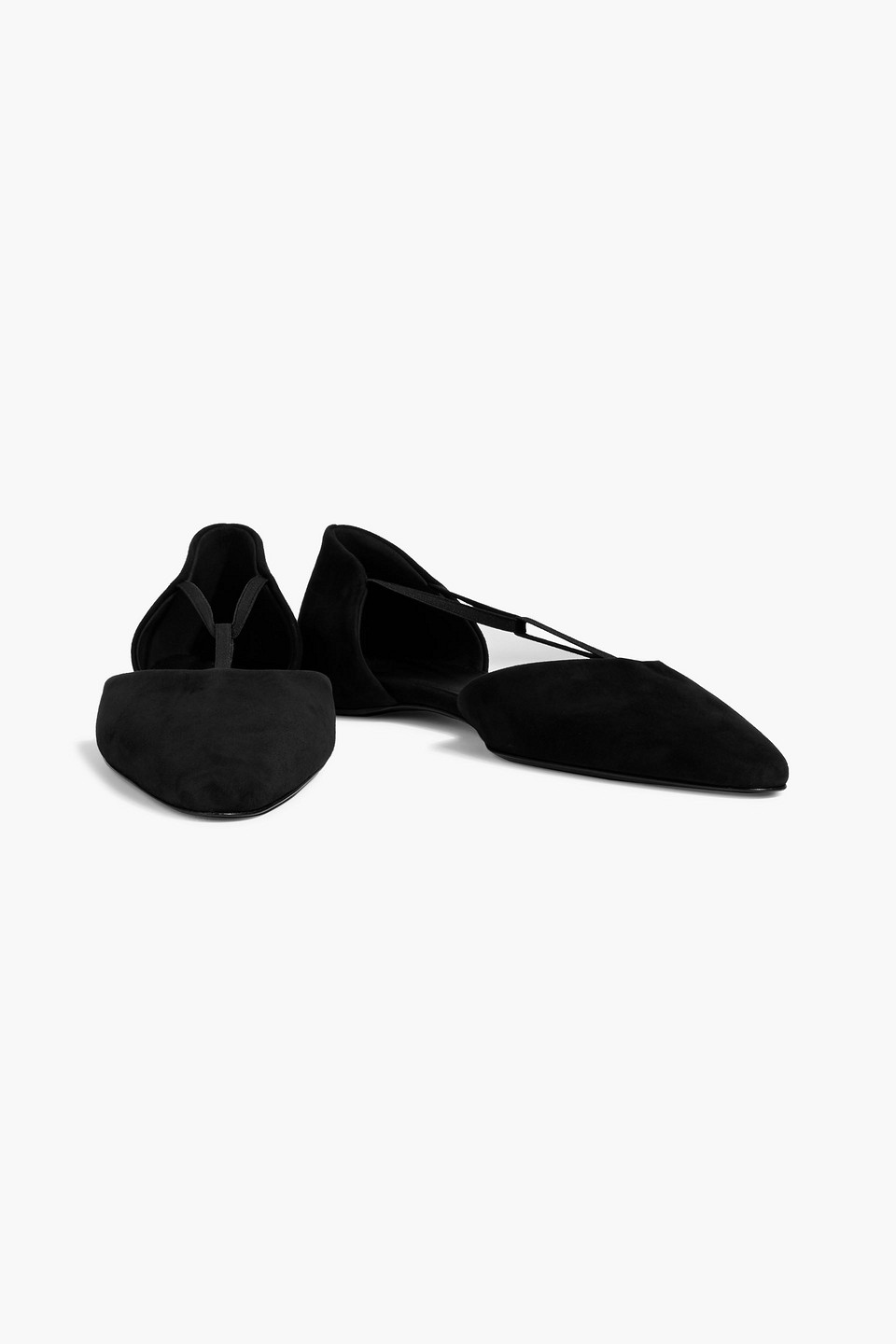 Totême Toteme Woman Ballet Flats Black Size 5 Textile Fibers In Black