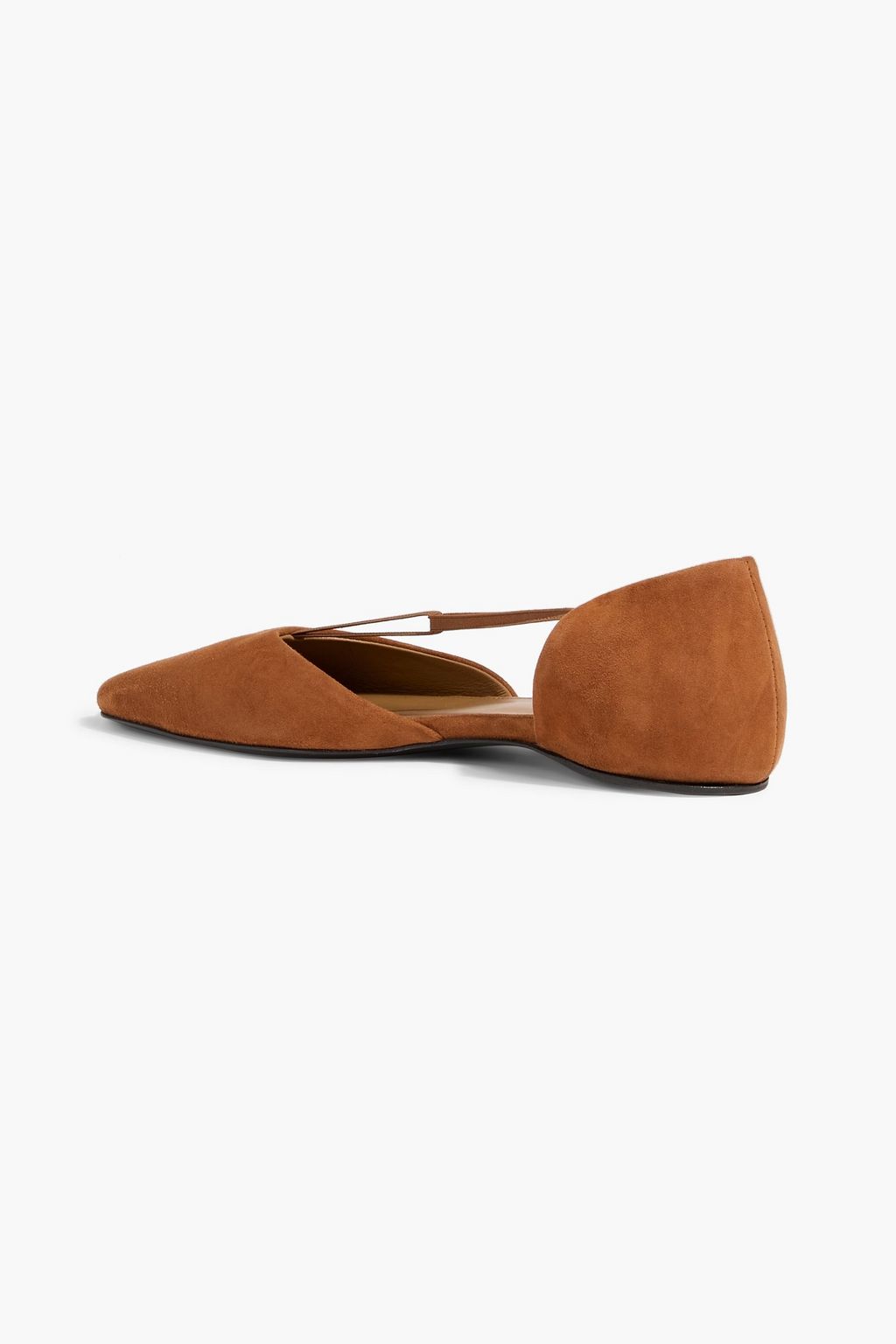 TOTEME The T-Strap suede flats