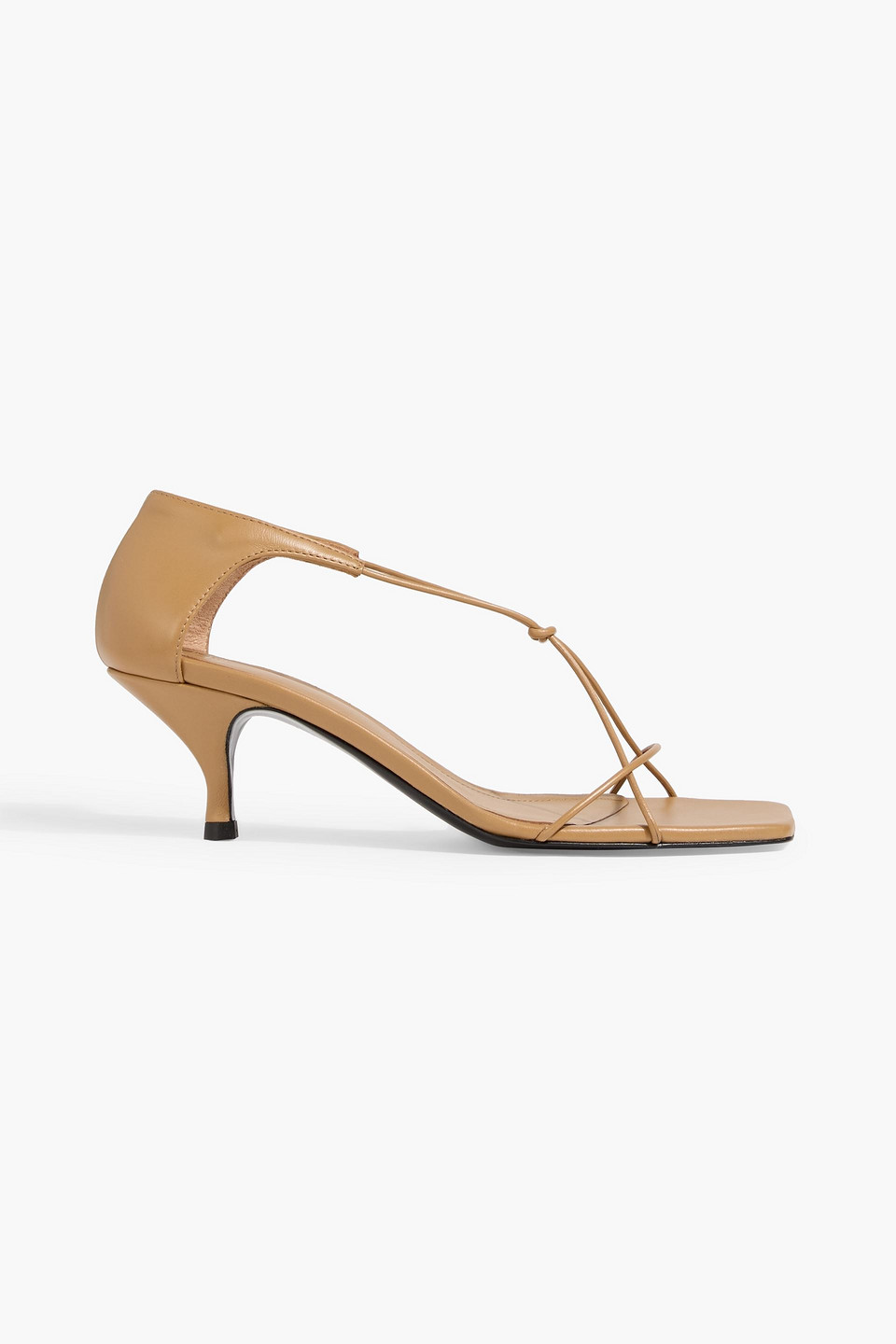 toteme - the knot leather sandals - neutral - eu 41
