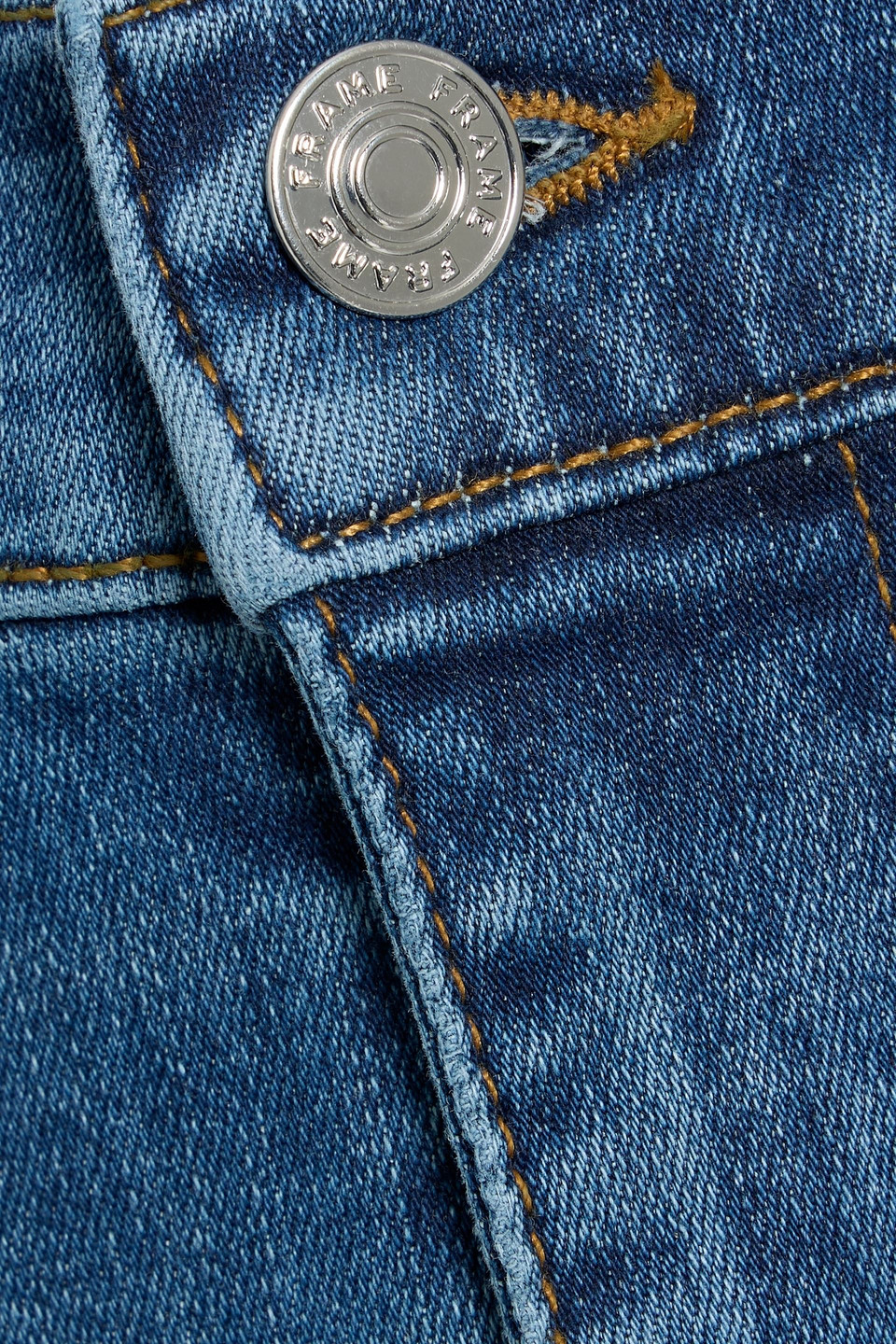 Frame Le High Flare High-rise Flared Jeans In Blue