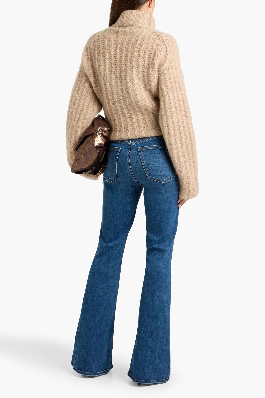 FRAME Le High Flare high-rise flared jeans