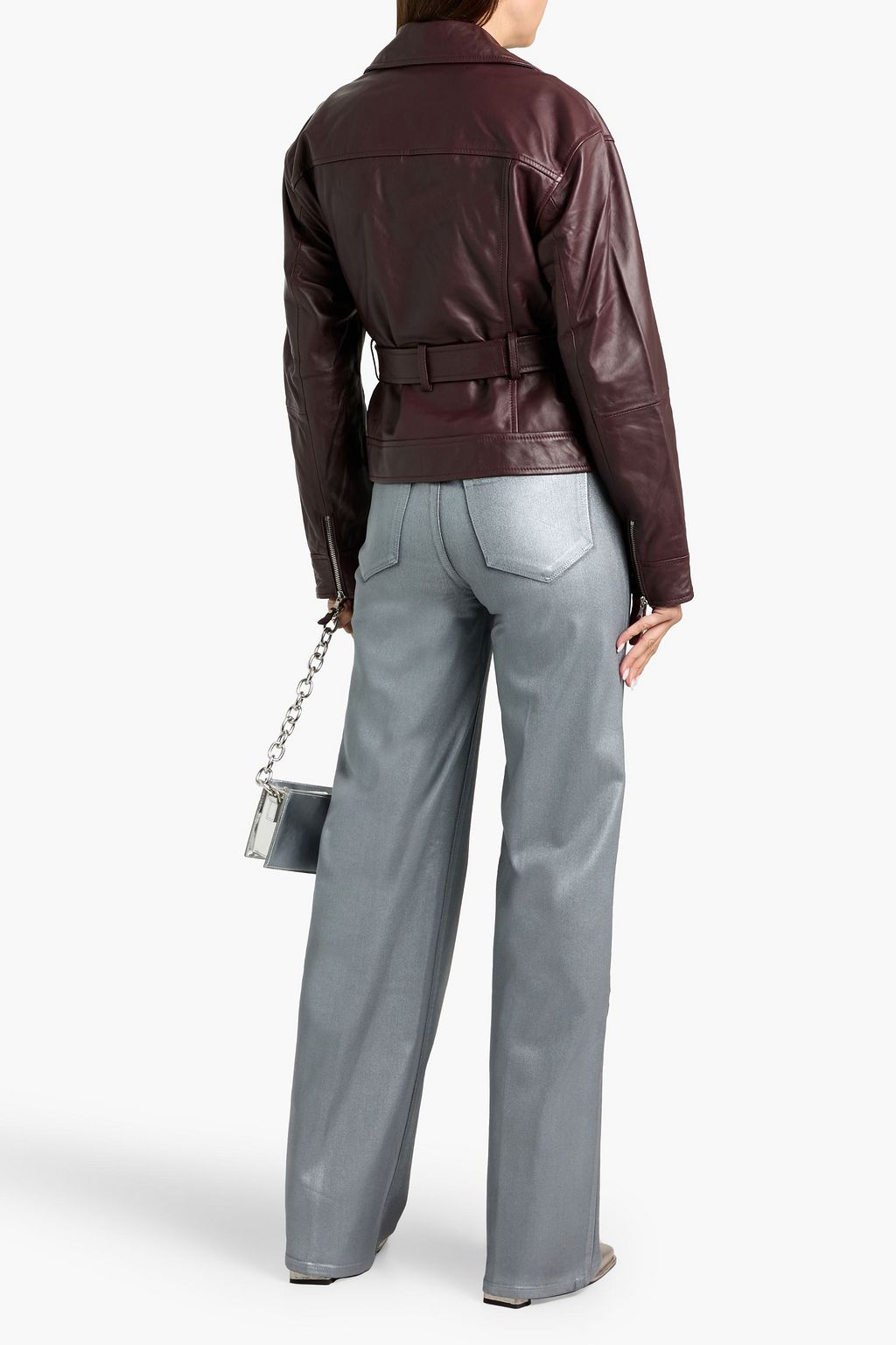 PAIGE Cento leather biker jacket