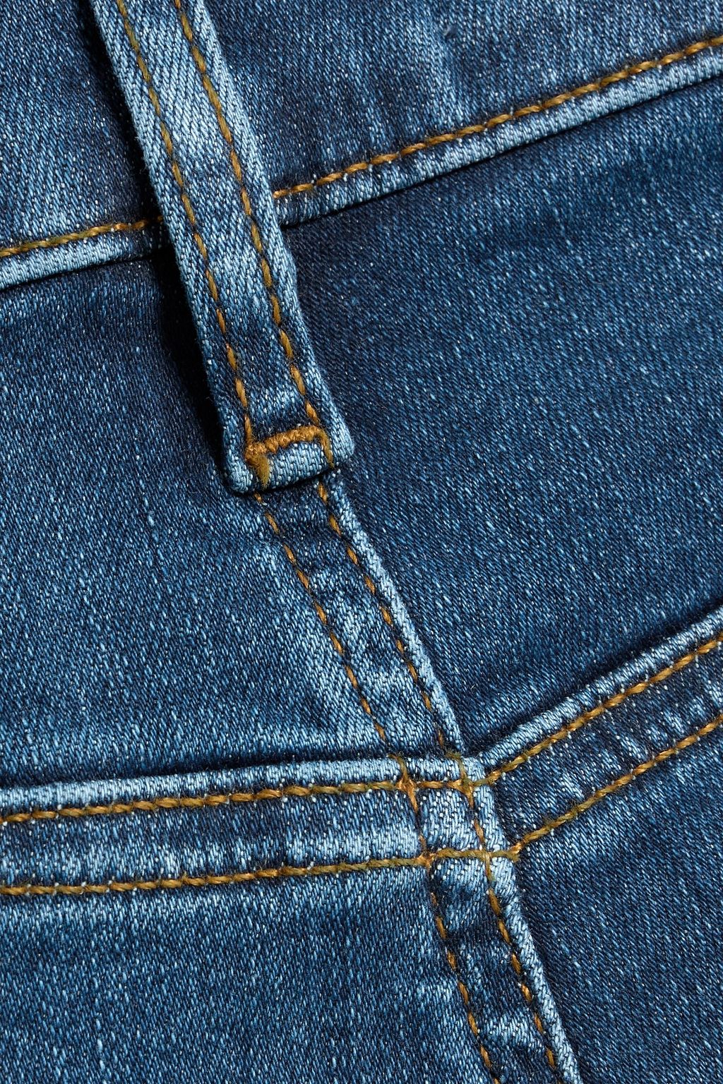 FRAME Le Slim Palazzo high-rise wide-leg jeans