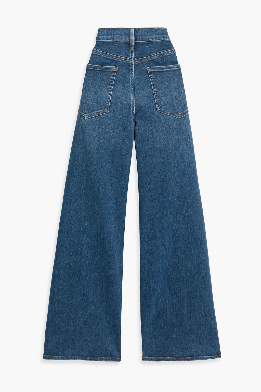 FRAME Le Slim Palazzo high-rise wide-leg jeans