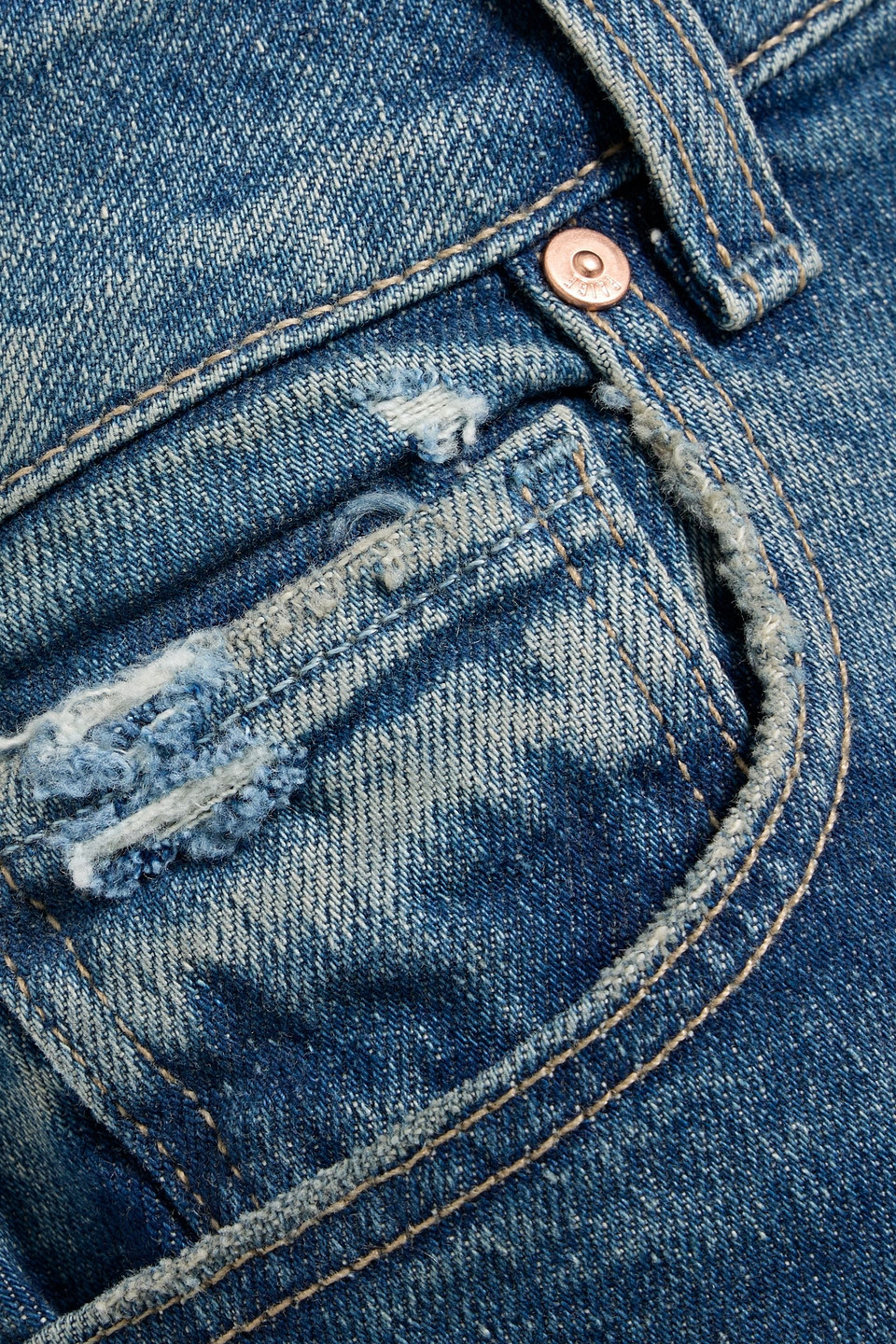 Paige Sasha Faded High-rise Wide-leg Jeans In Blue