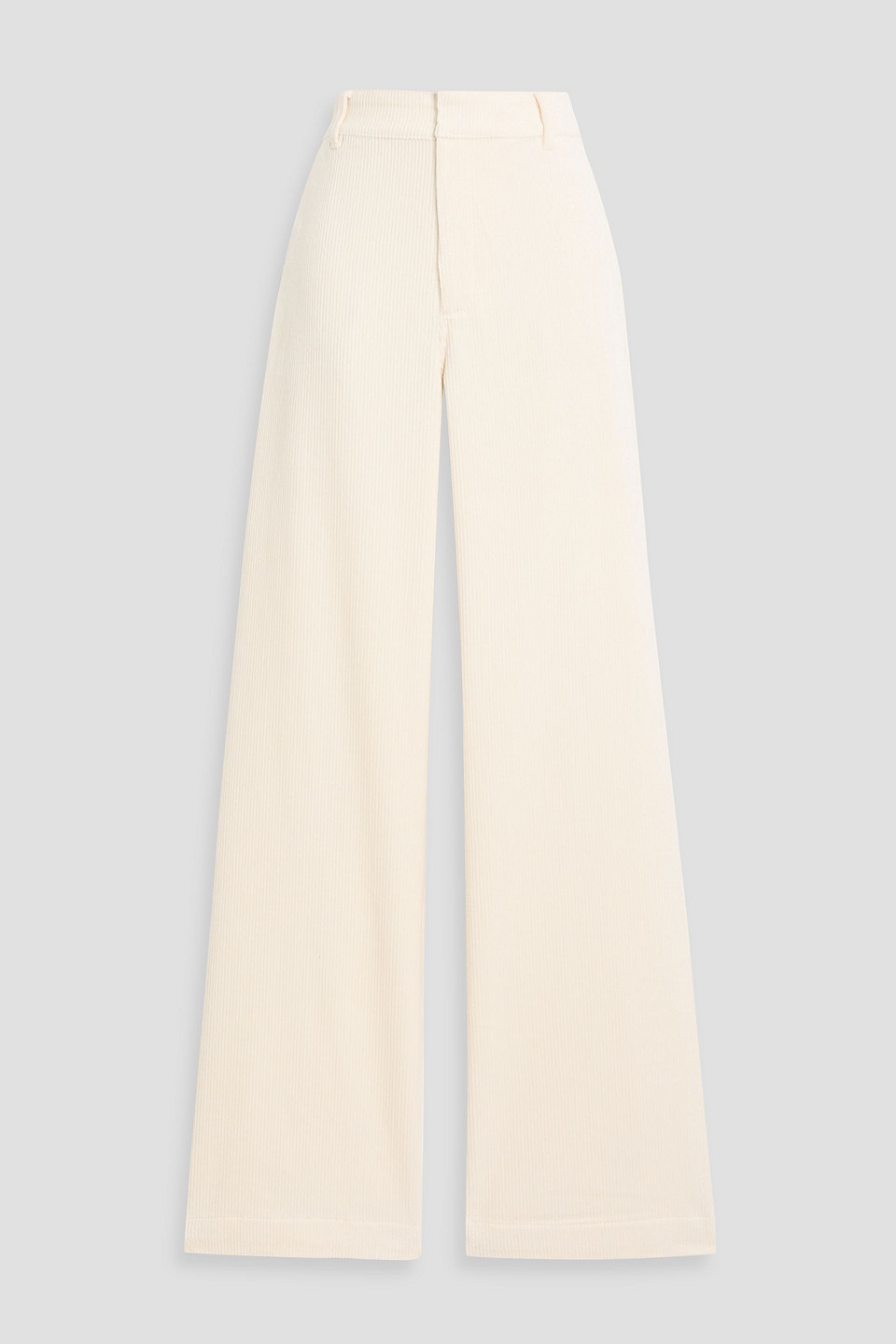 Paige Danielle Cotton-blend Corduroy Straight-leg Pants In Animal Print