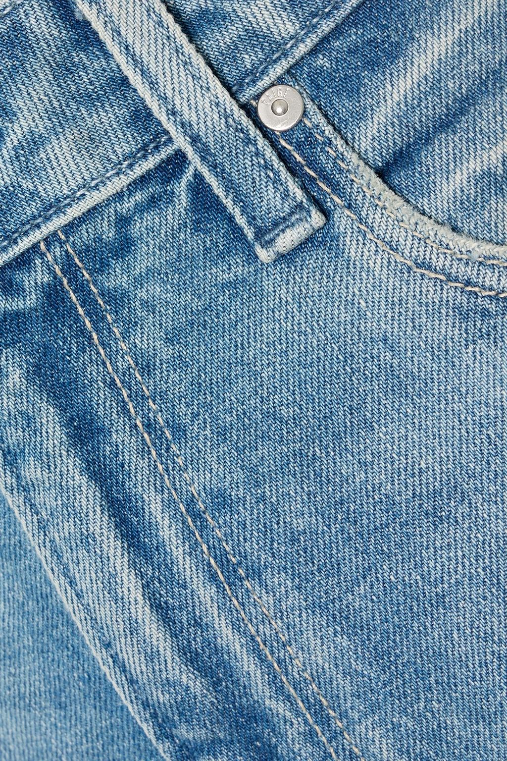 PAIGE Knockout Undone high-rise flared jeans
