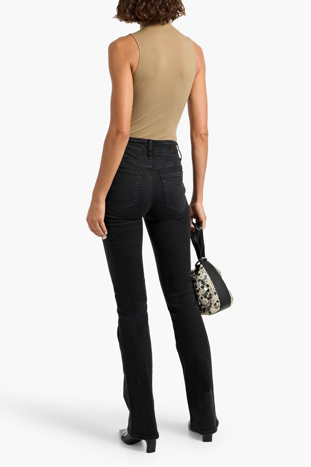 PAIGE Manhattan high-rise bootcut jeans
