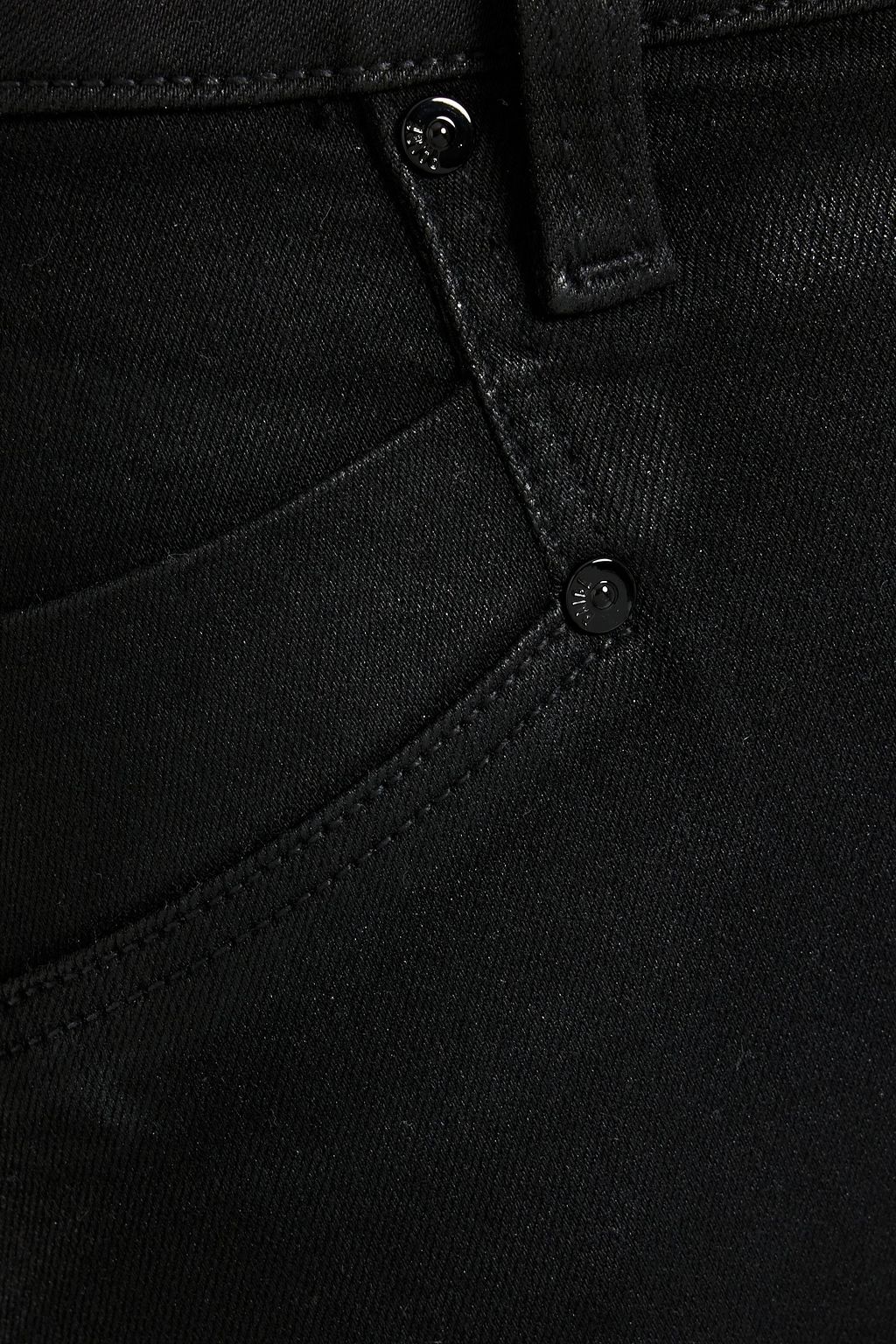 PAIGE Gemma coated high-rise skinny jeans