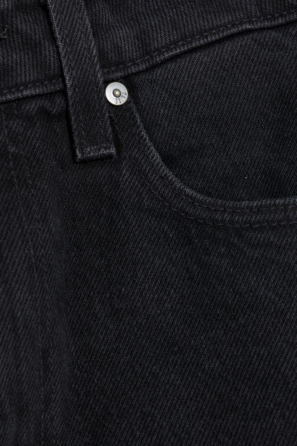 Paige Angela Denim Maxi Skirt In Black