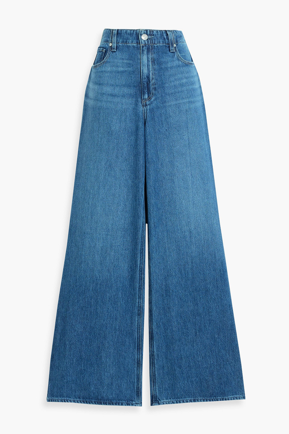 Paige Zoey High-rise Wide-leg Jeans In Blue