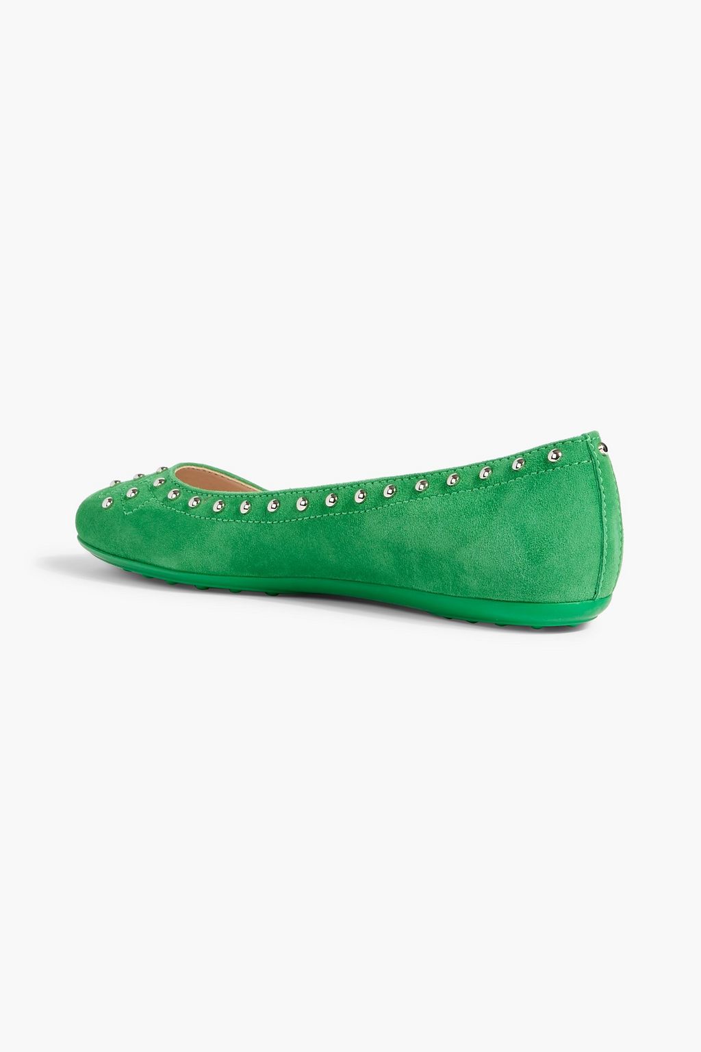 TOD'S Studded suede ballet flats
