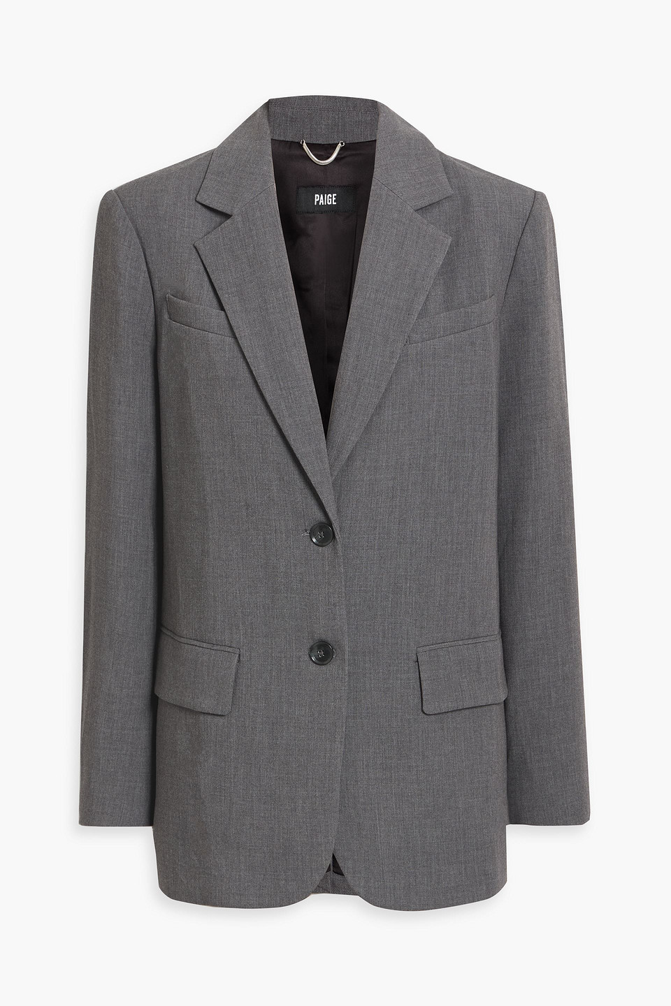 Paige Sarto Woven Blazer In Gray
