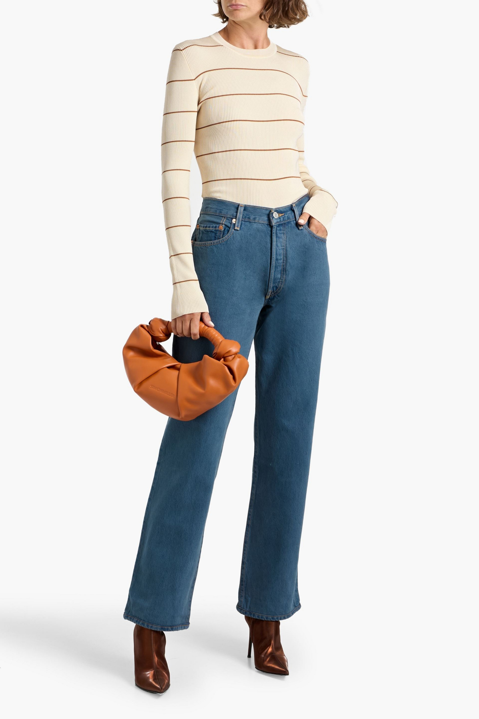 RE/DONE WITH LEVI'S High-rise straight-leg jeans