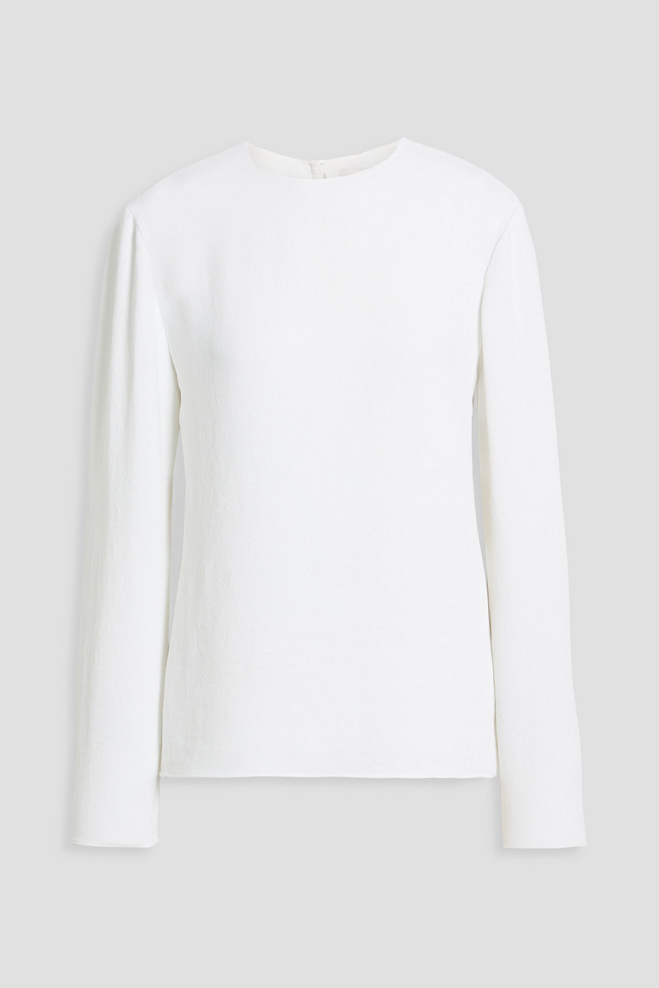 Tibi Crepe Top In White