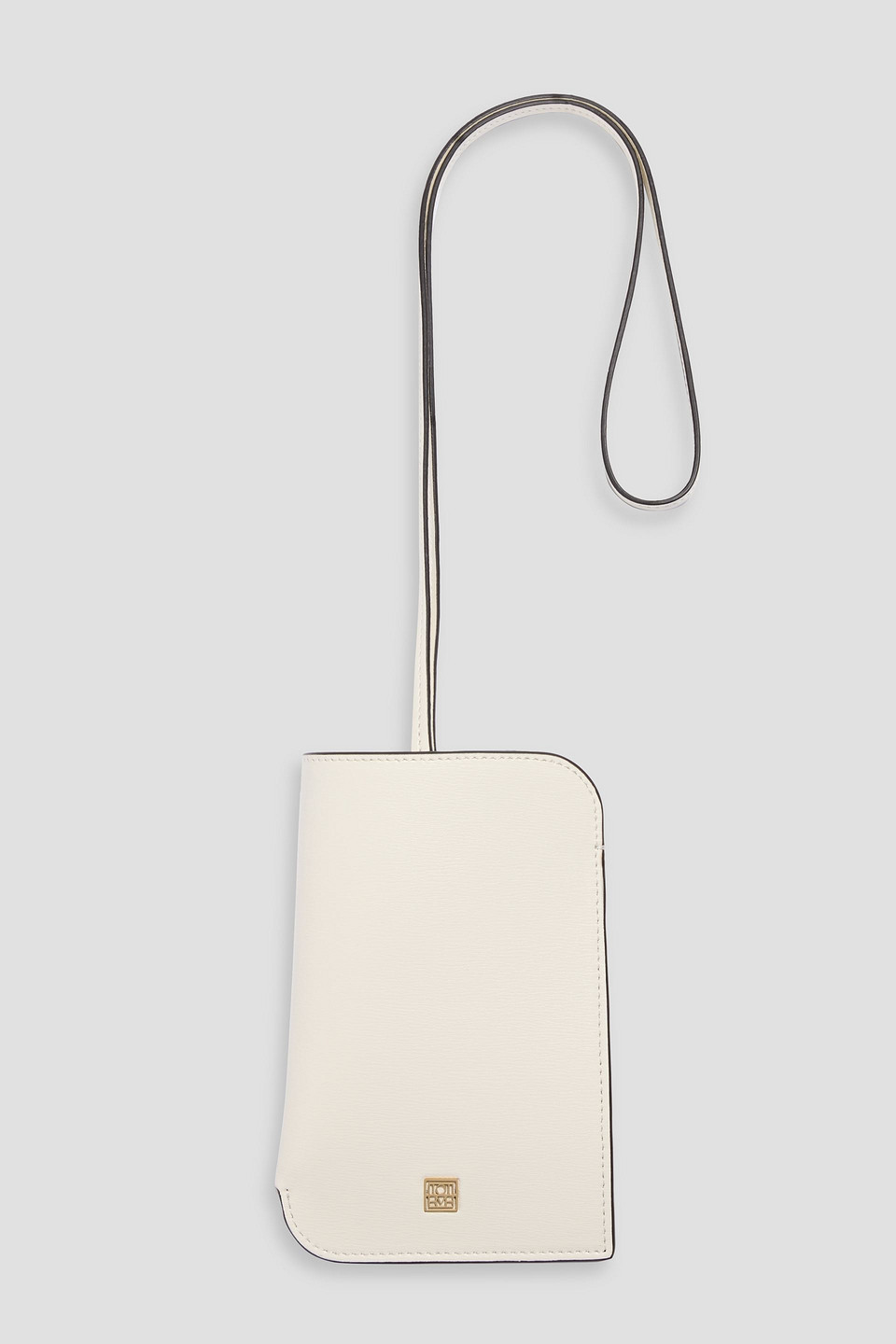 Totême Textured-leather Pouch In White