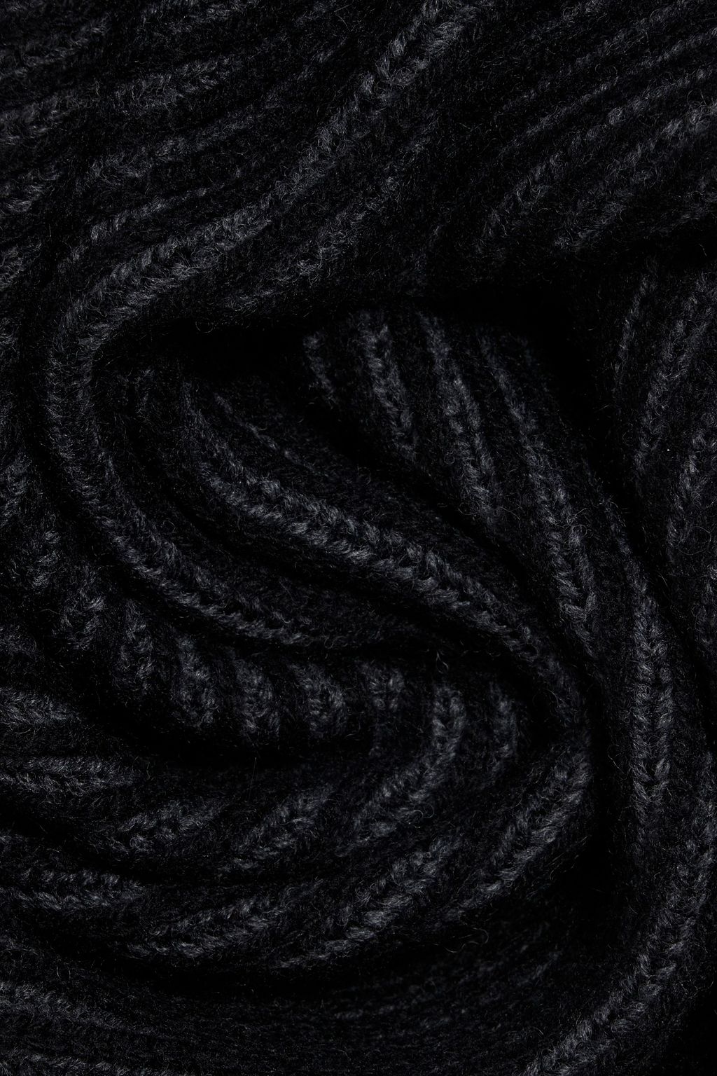 PAIGE Blakeslee ribbed merino wool and cashmere-blend scarf