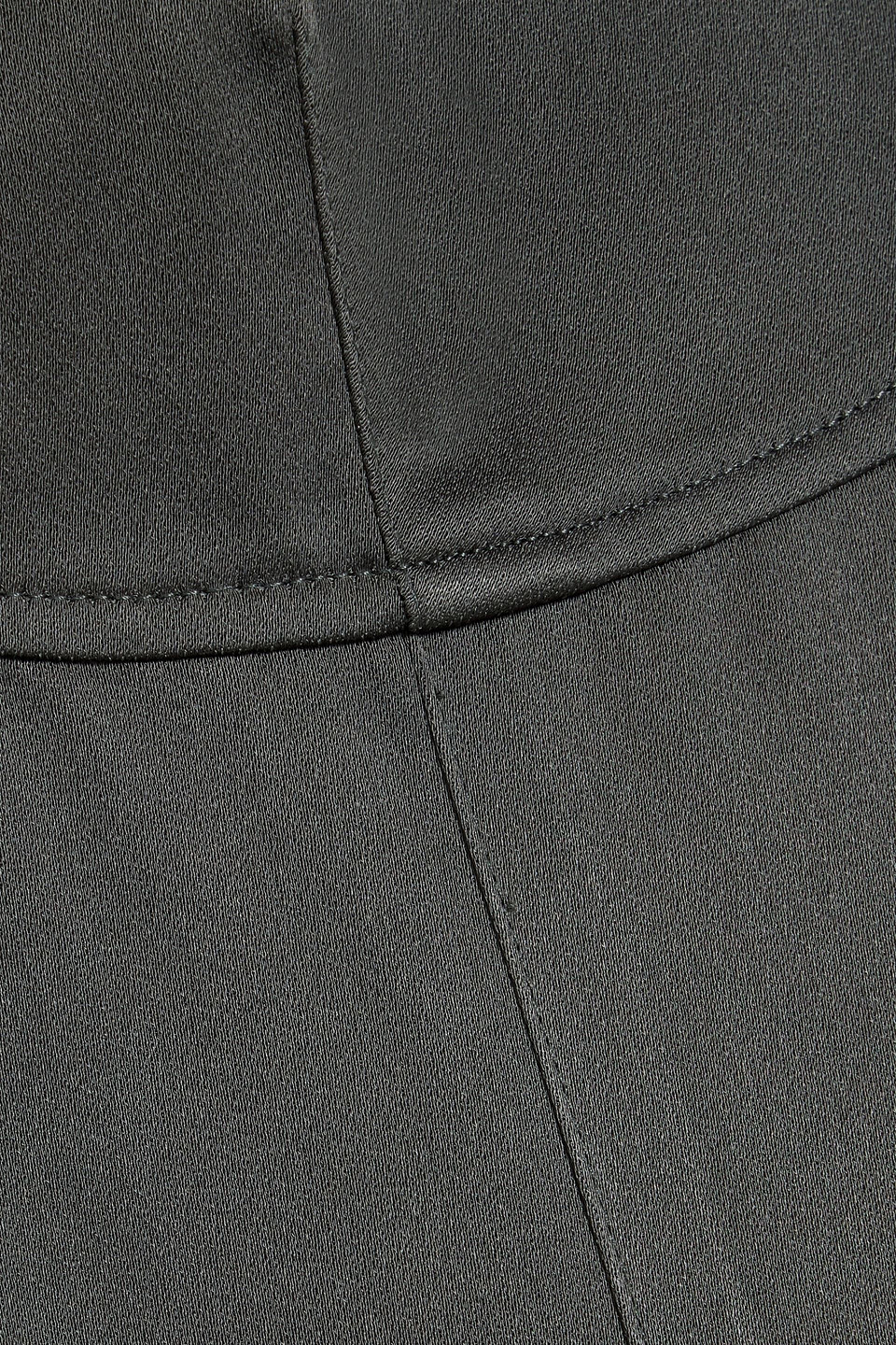 Totême Front-split Crepe Cami Dress Lead In Gray