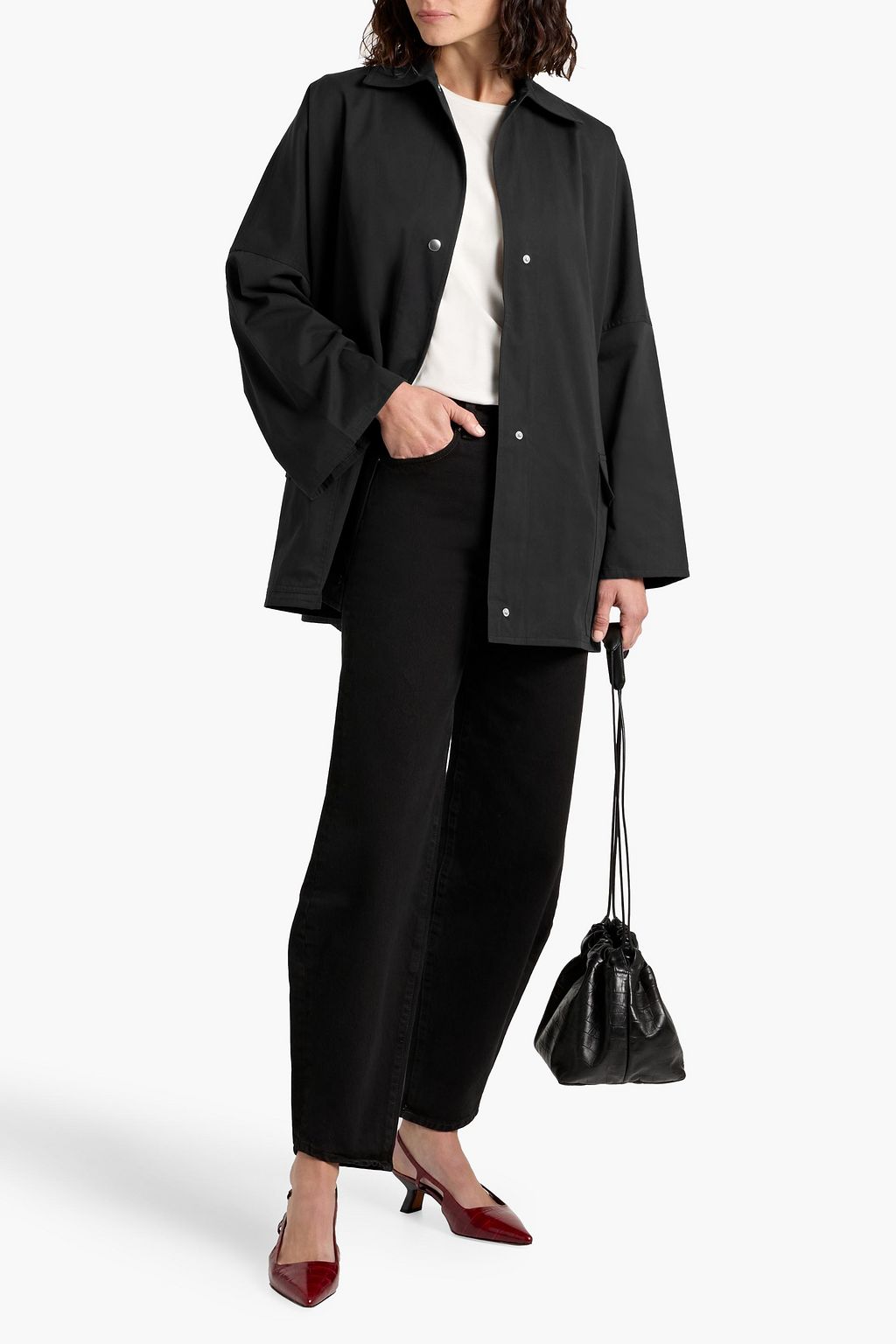 TOTEME Oversized cotton jacket