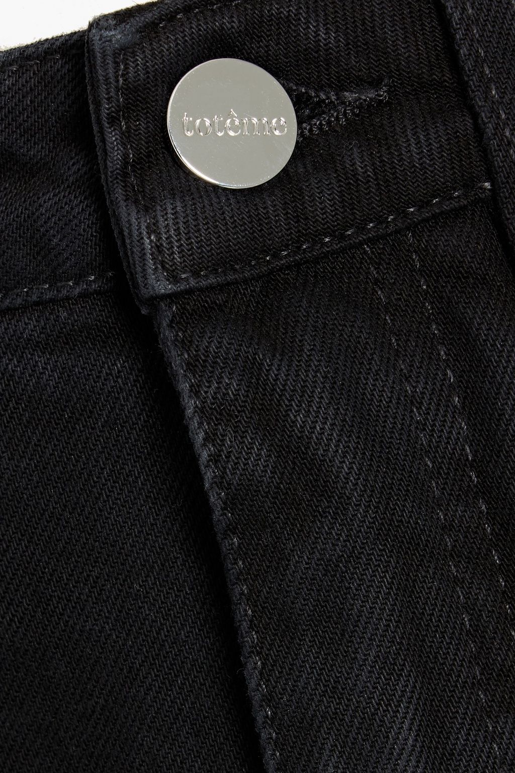 TOTEME High-rise barrel-leg jeans