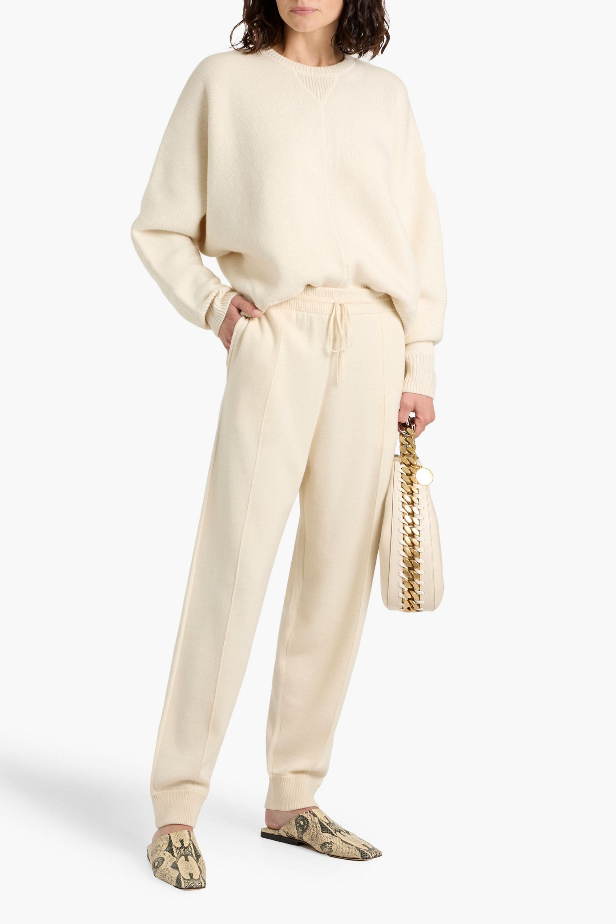 TOTEME Knitted track pants