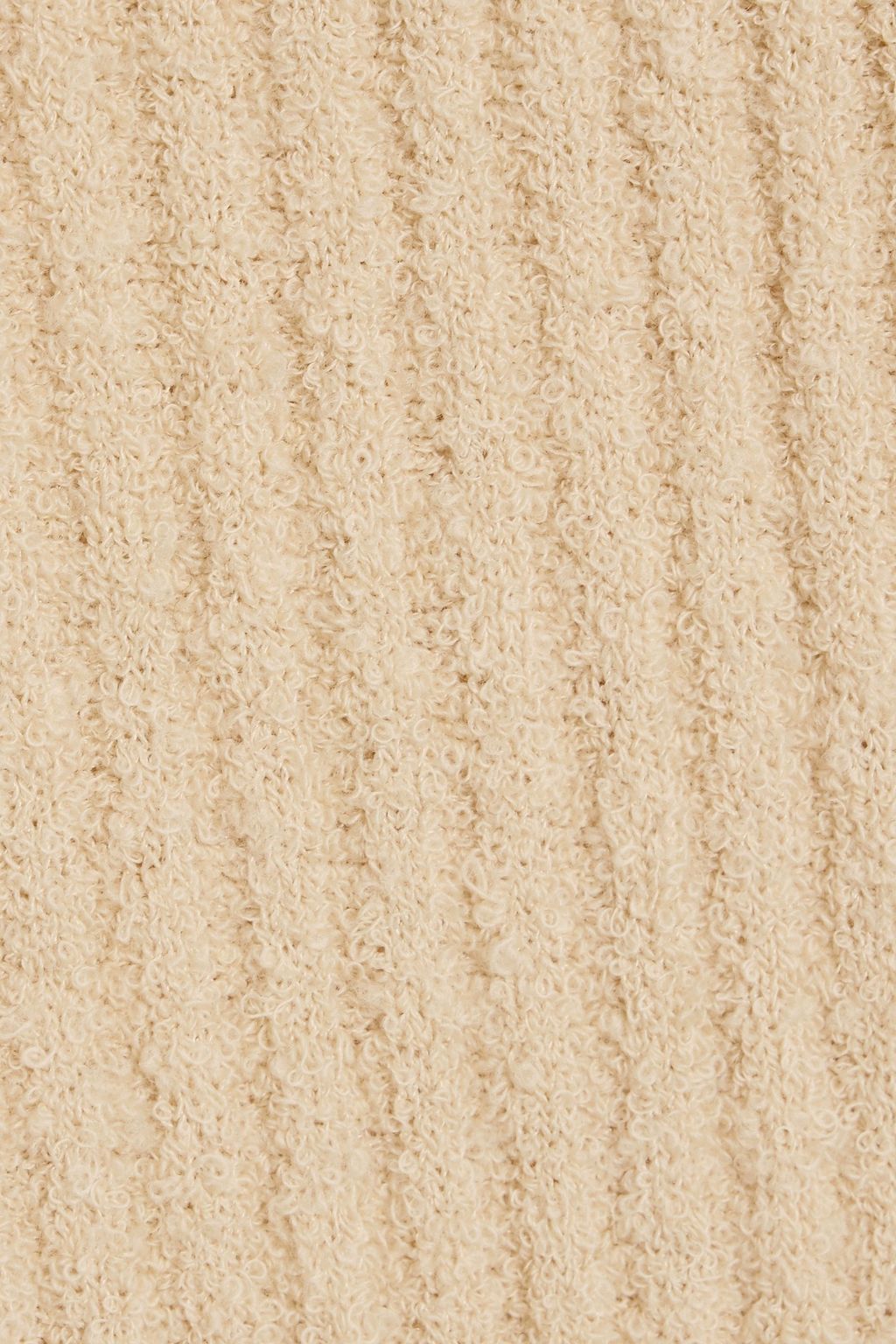 TOTEME Ribbed bouclé-knit wool-blend midi dress