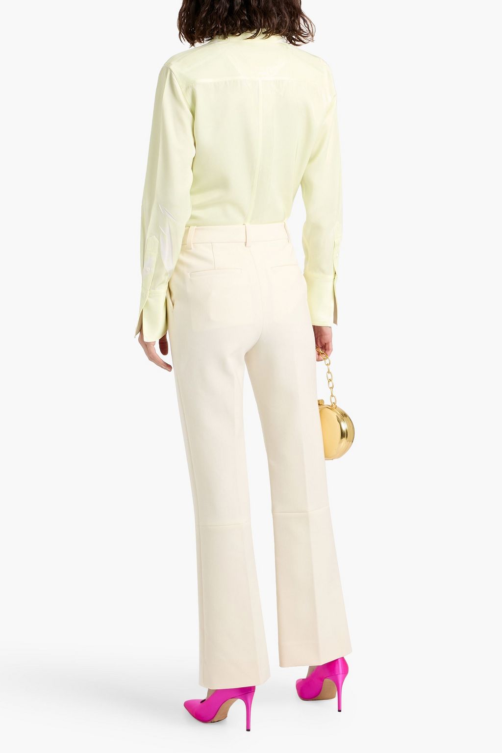 VICTORIA BECKHAM Crepe flared pants