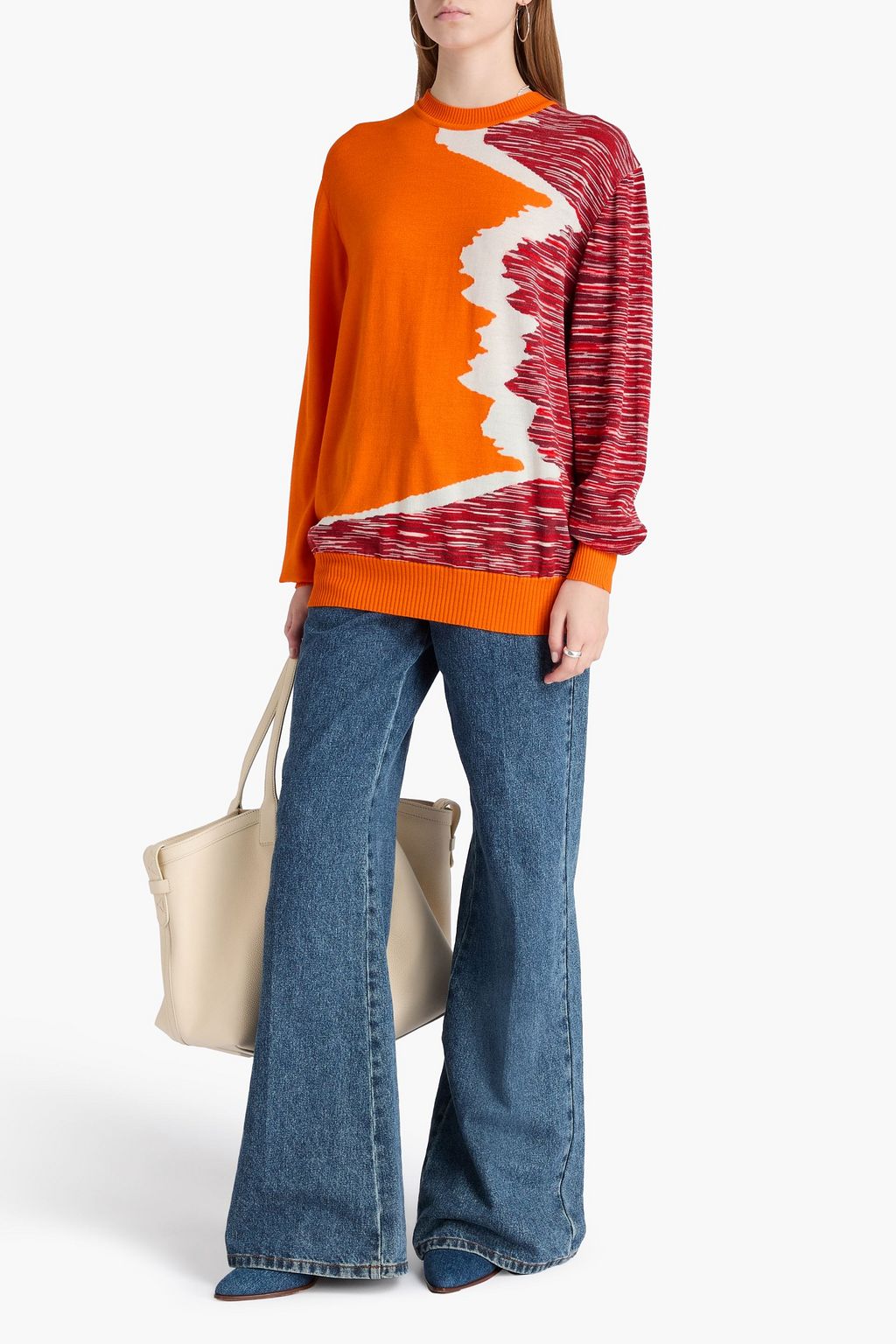MISSONI Intarsia wool sweater