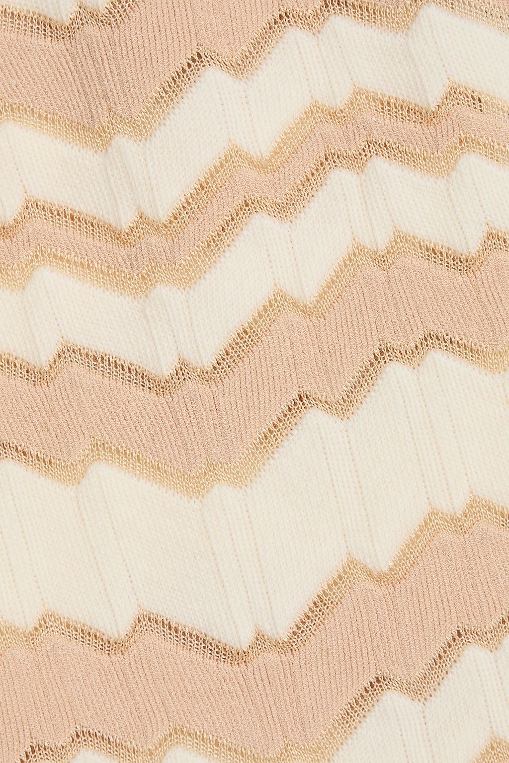MISSONI تنورة قصيرة من نسيج بحبكة كروشيه
