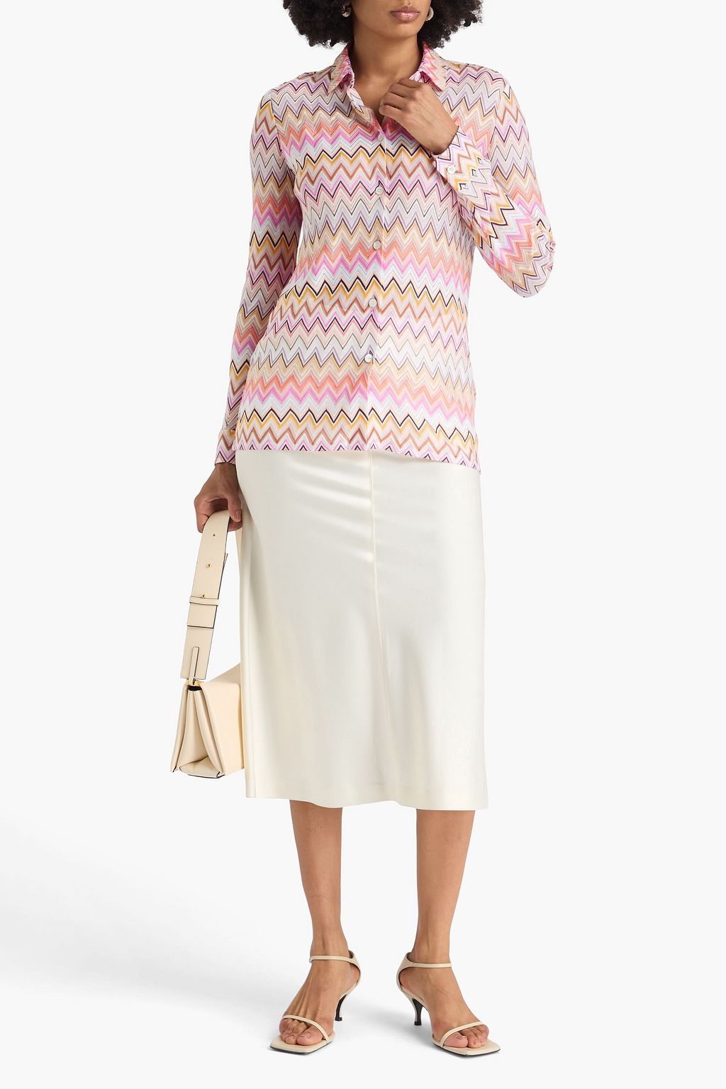 MISSONI Crochet-knit shirt