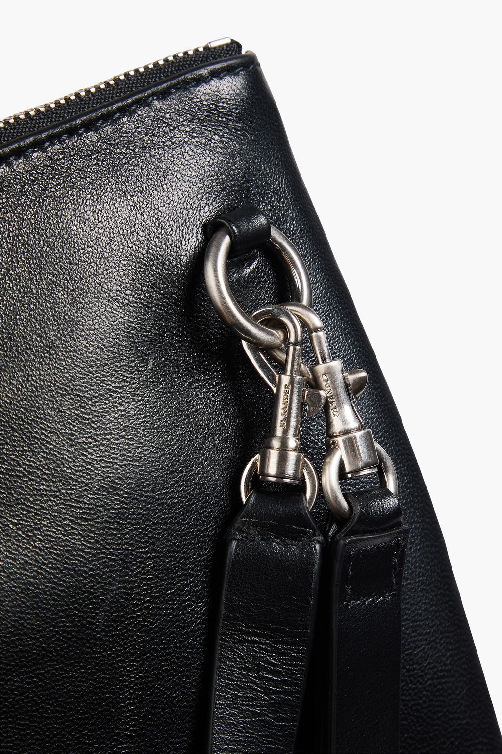 JIL SANDER Leather phone pouch