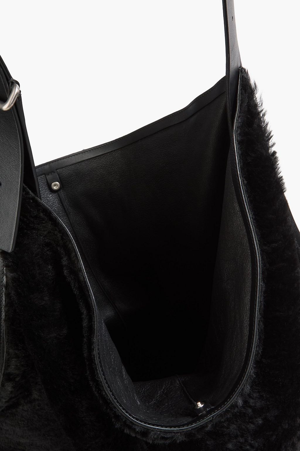JIL SANDER Shearling tote