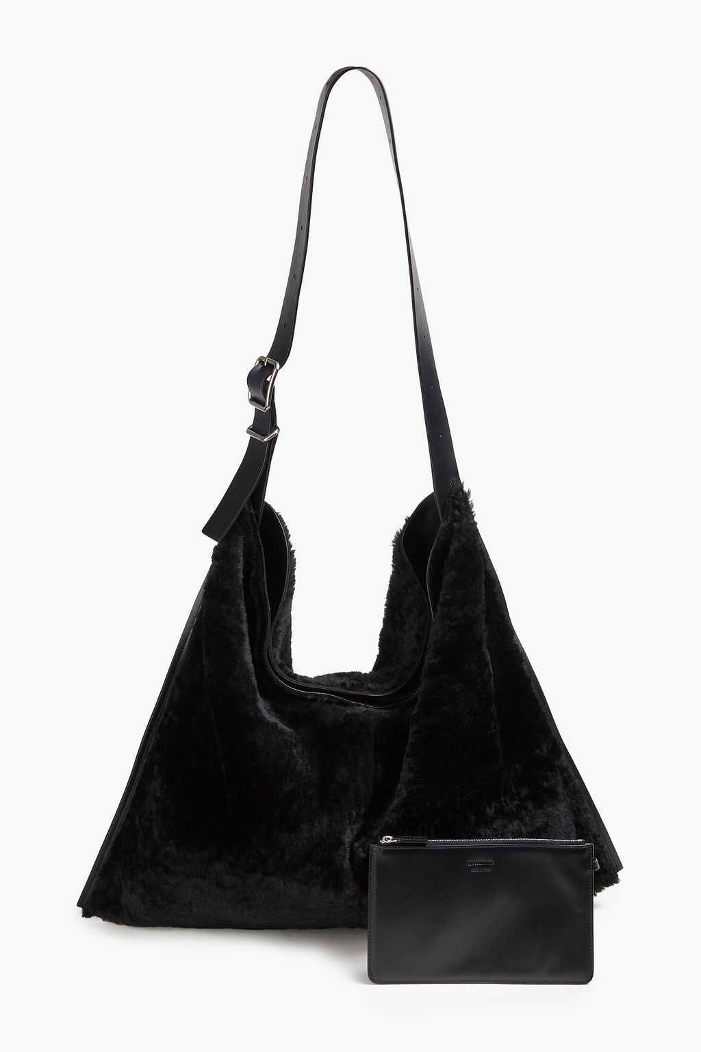 JIL SANDER Shearling tote