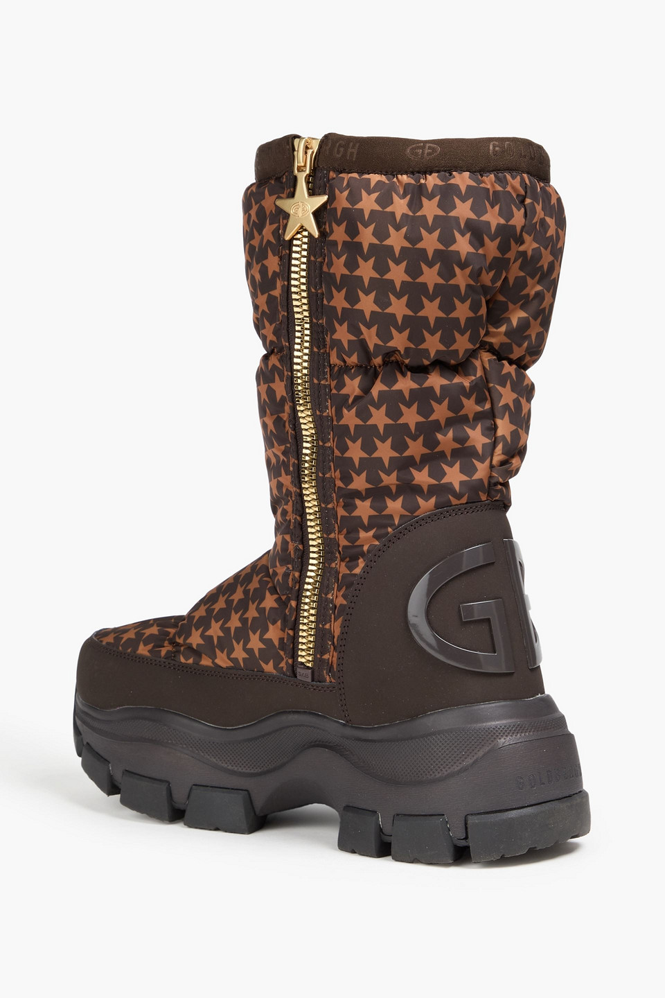  Goldbergh - Power Schneestiefel Aus Gestepptem Shell Mit Print - Braun - Eu 36 