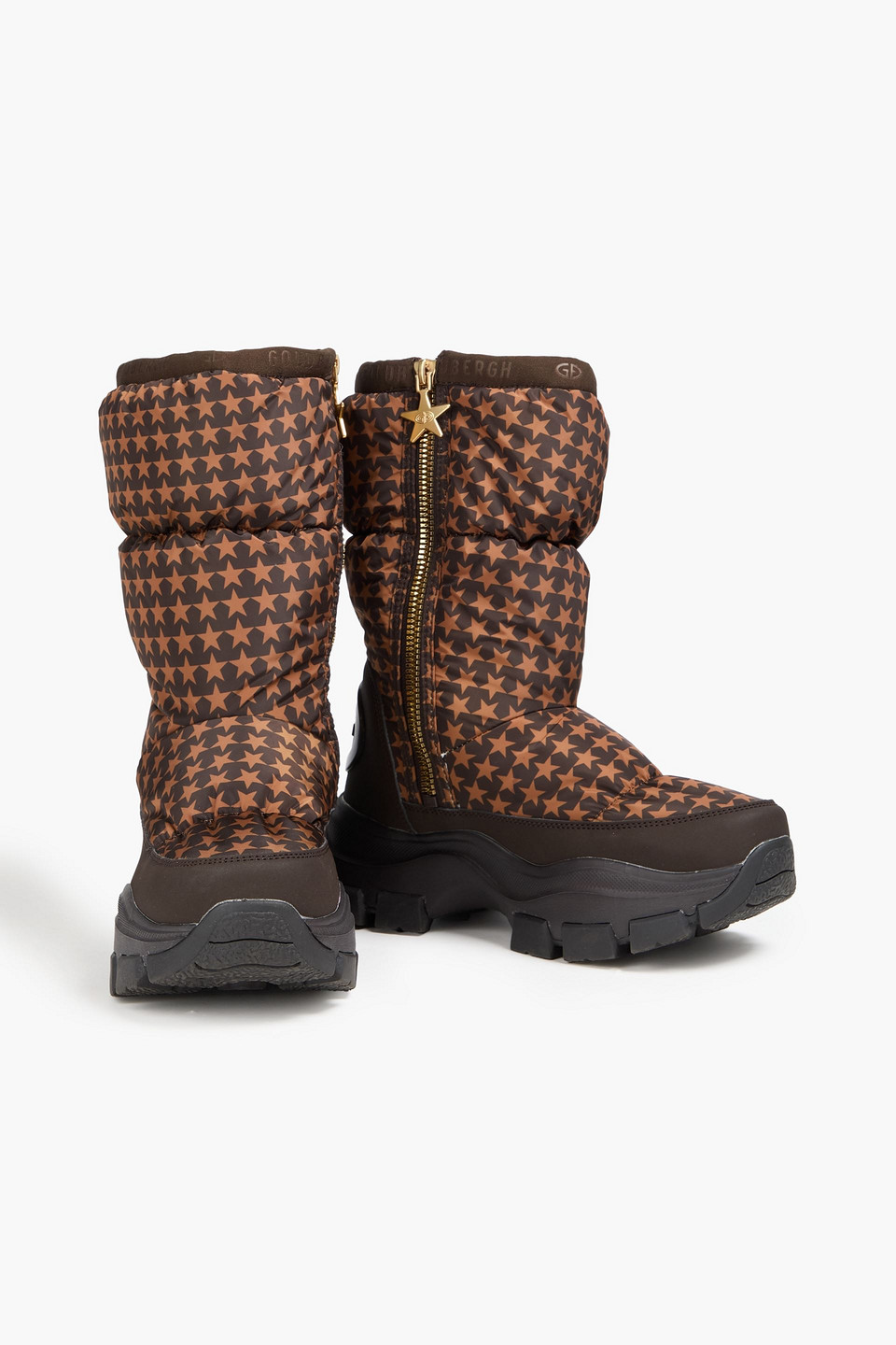  Goldbergh - Power Schneestiefel Aus Gestepptem Shell Mit Print - Braun - Eu 36 