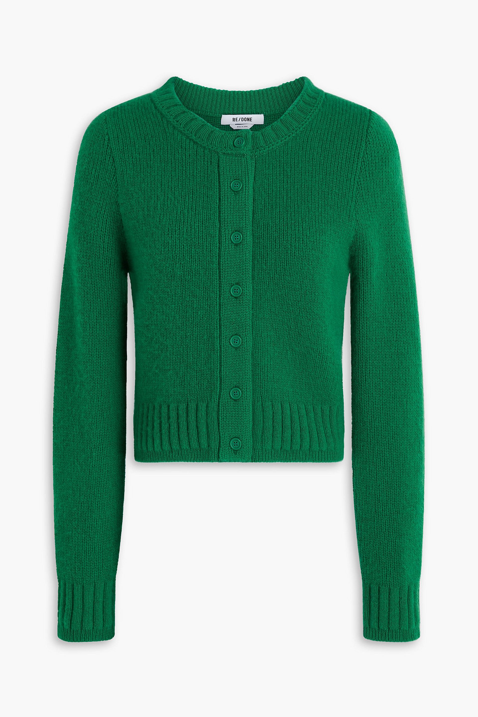 Re/done Cashmere Cardigan In Multi