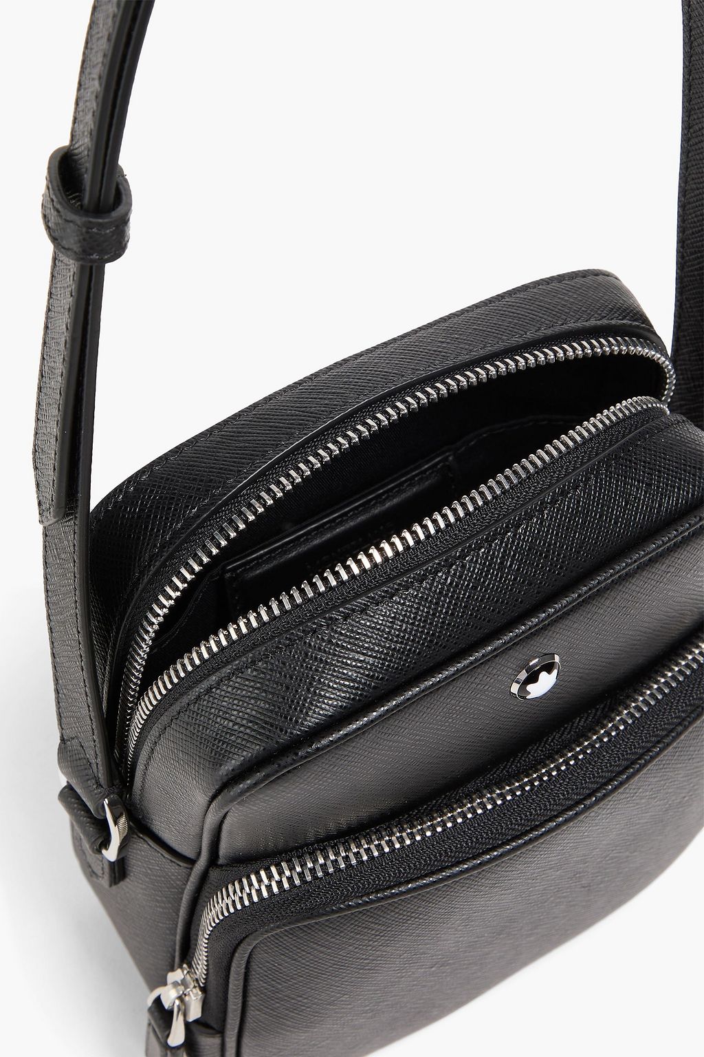 MONTBLANC Sartorial textured-leather messenger bag