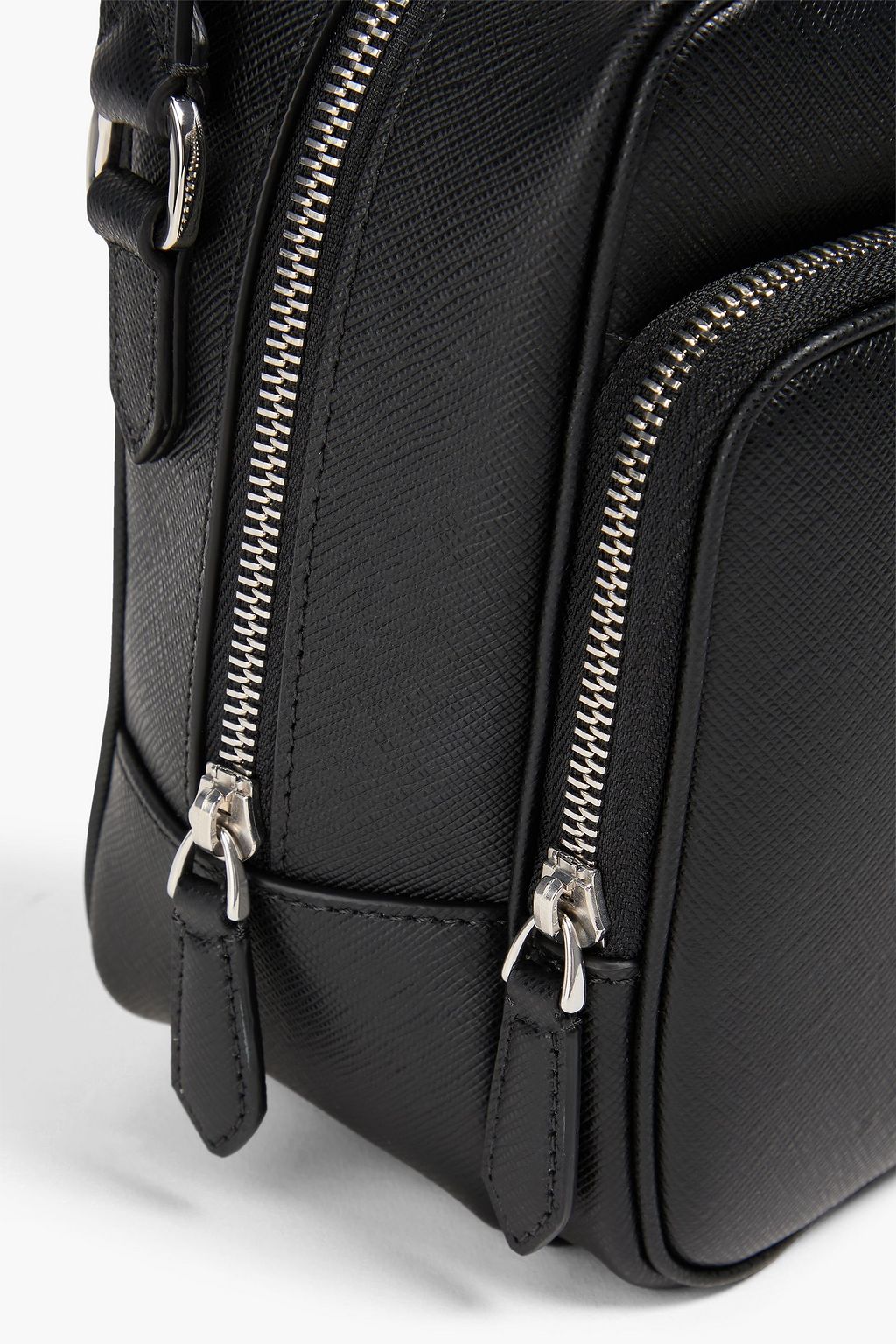 MONTBLANC Sartorial textured-leather messenger bag