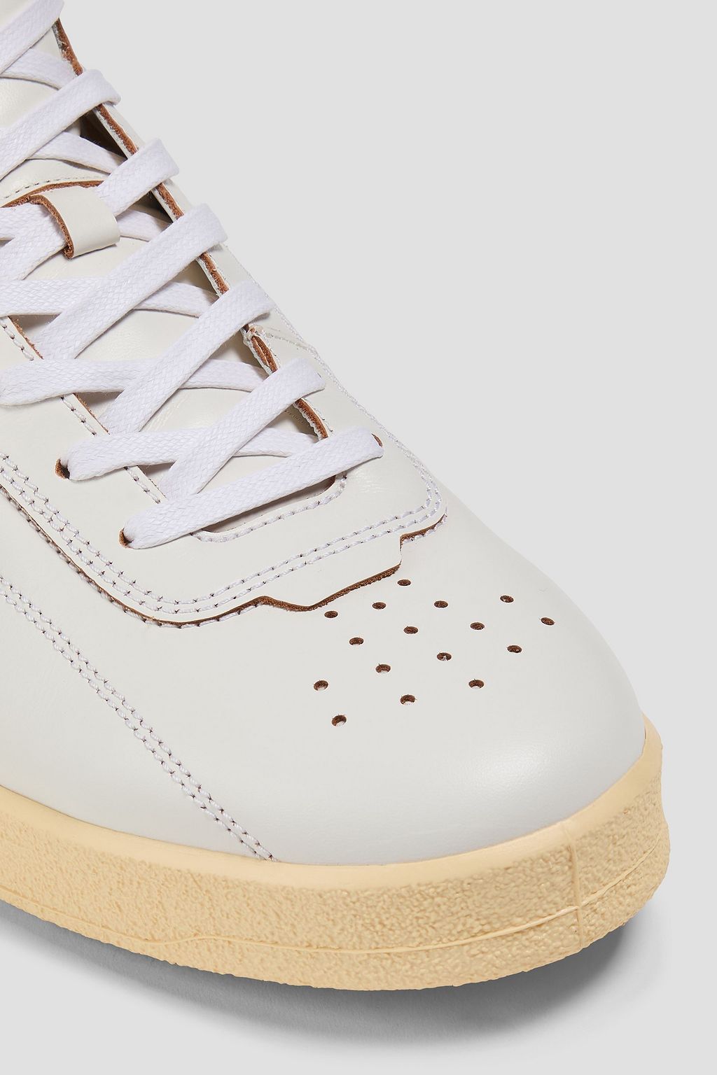 JIL SANDER Leather high-top sneakers