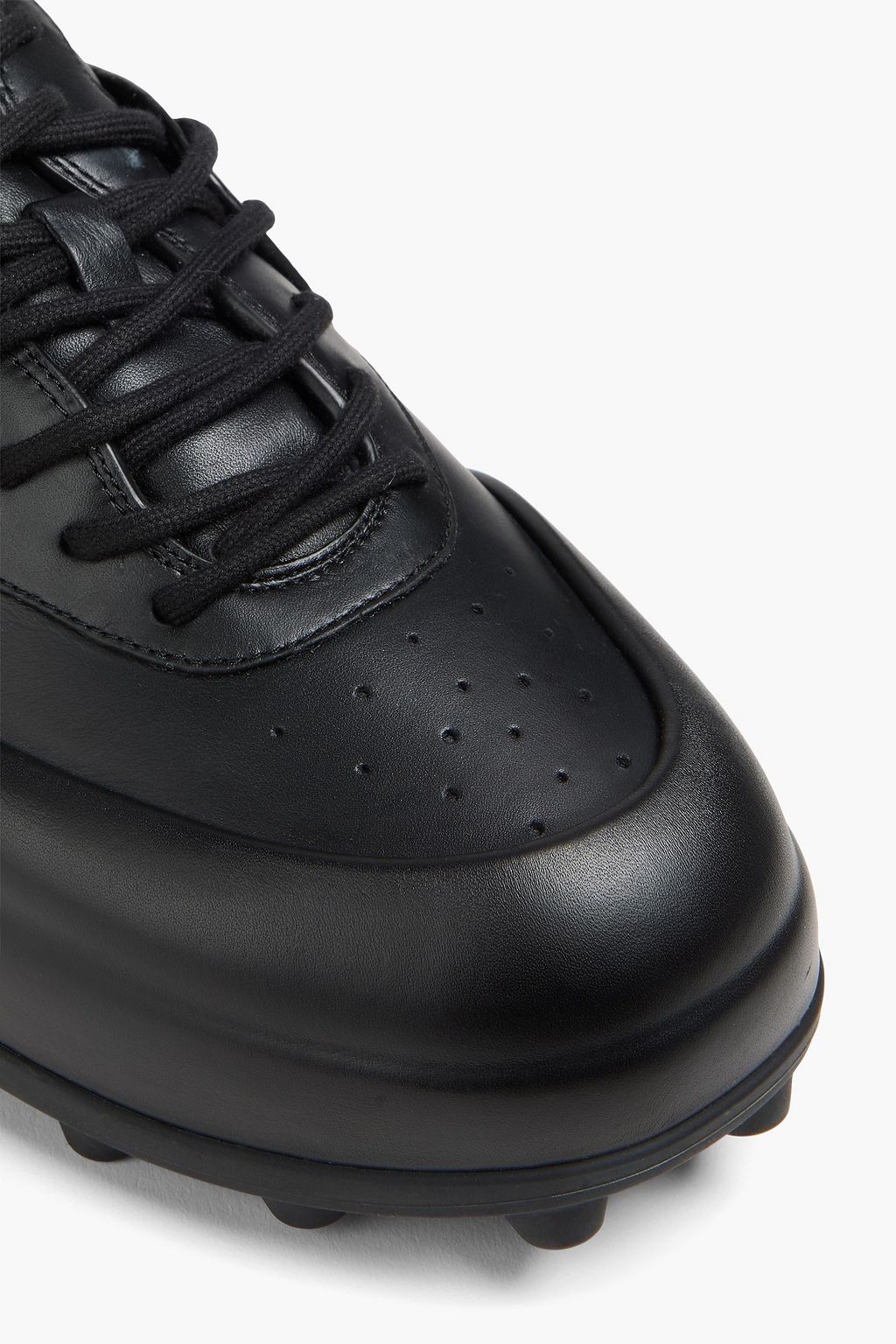 JIL SANDER Perforated leather sneakers