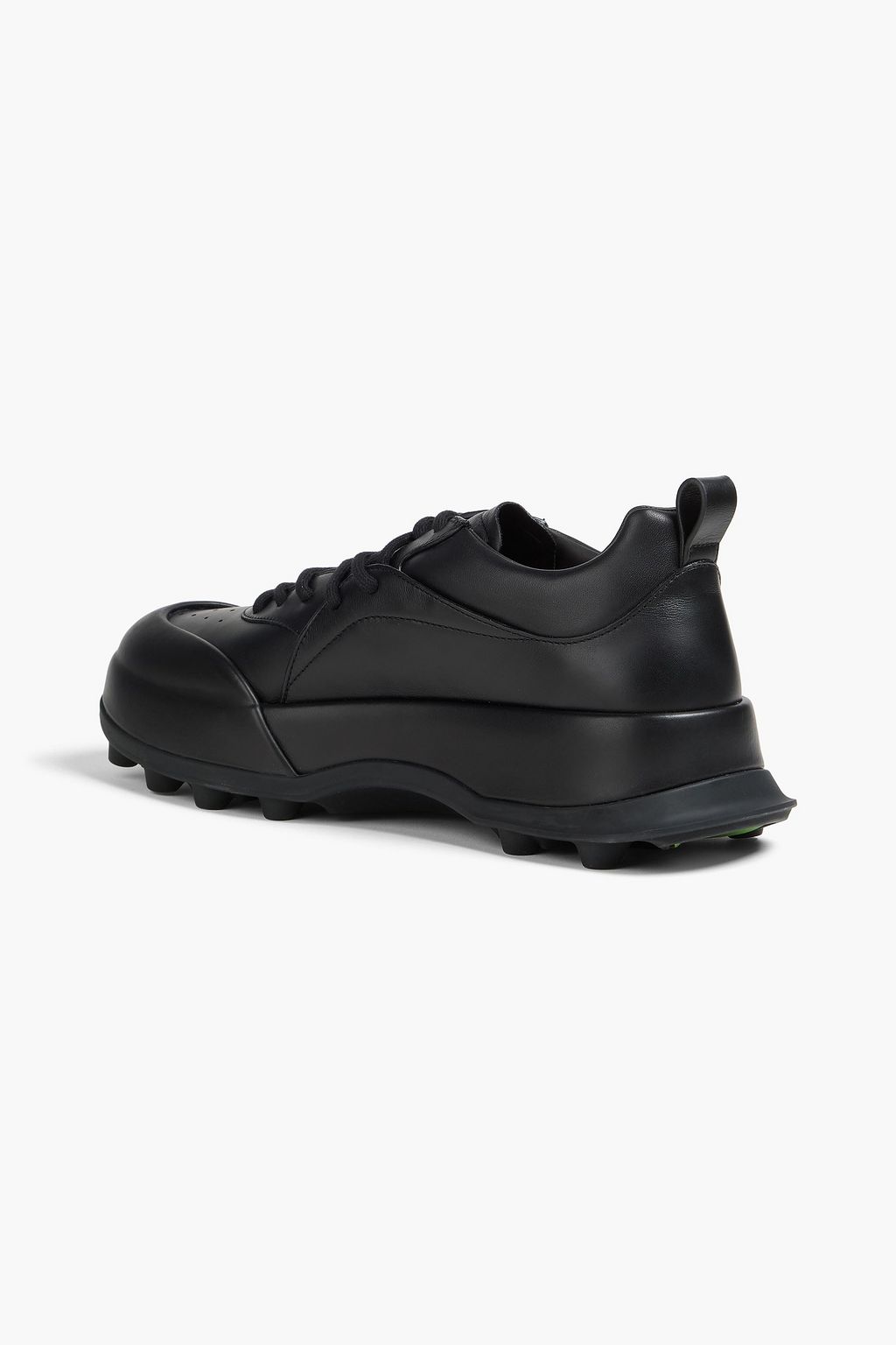 JIL SANDER Perforated leather sneakers
