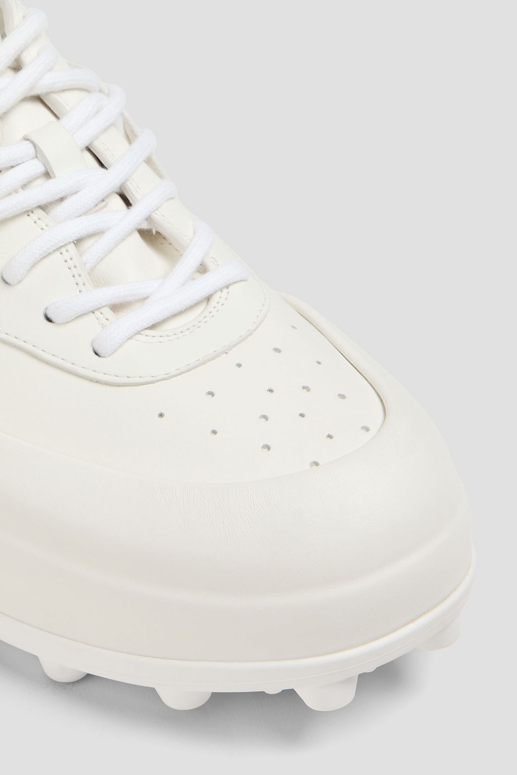 JIL SANDER Perforated leather sneakers