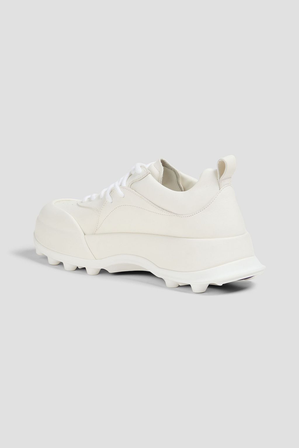 JIL SANDER Perforated leather sneakers